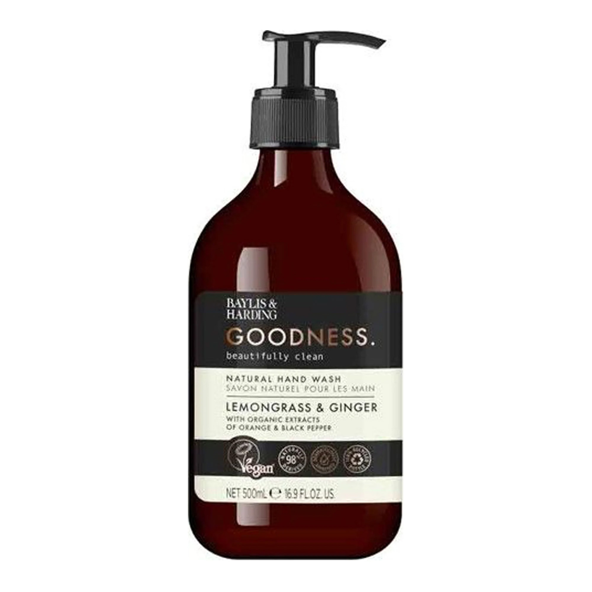 Goodness Lemongrass & Ginger kätepesuseep 500ml