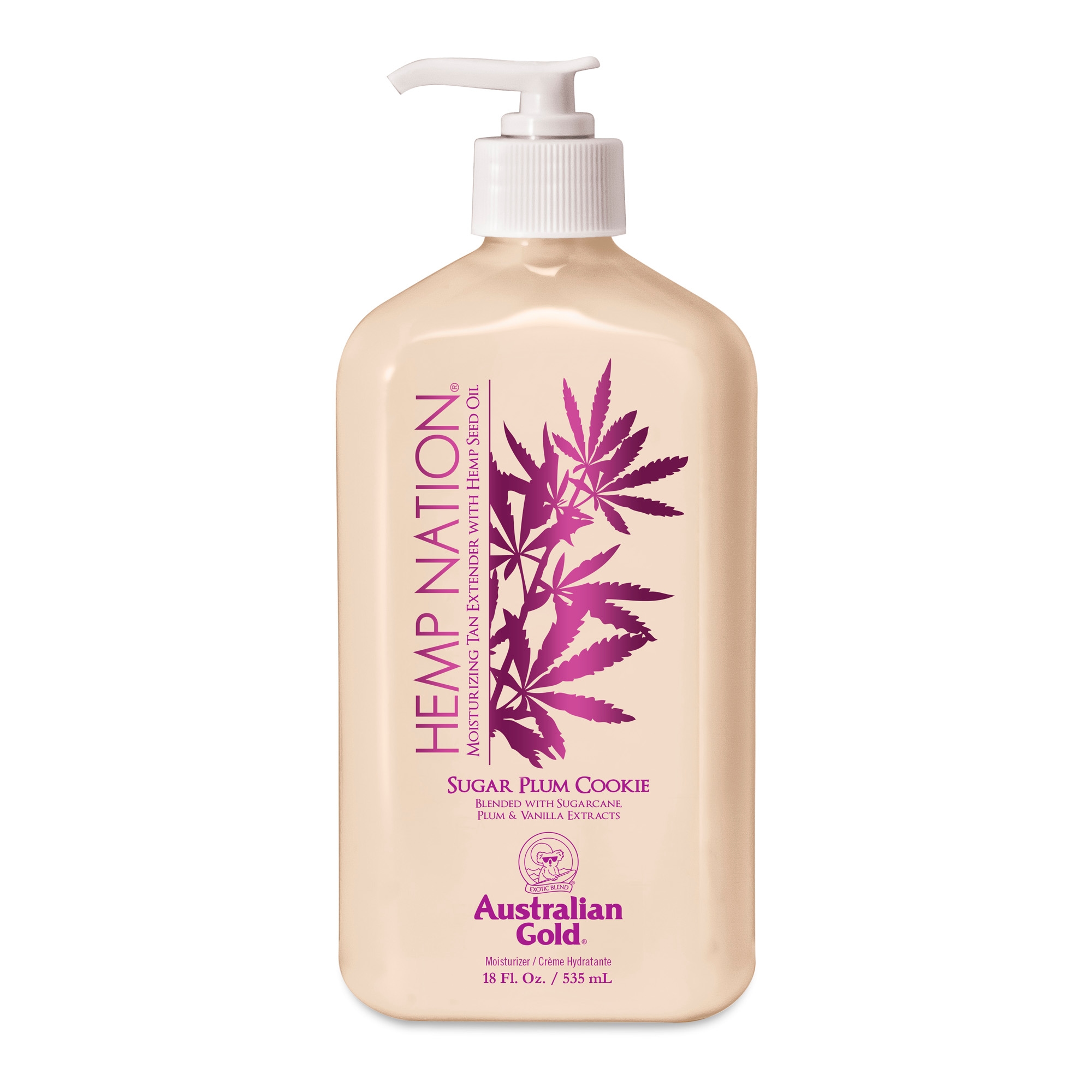 Hemp Nation Sugar Plum Cookie päevitust pikendav kehakreem 535ml