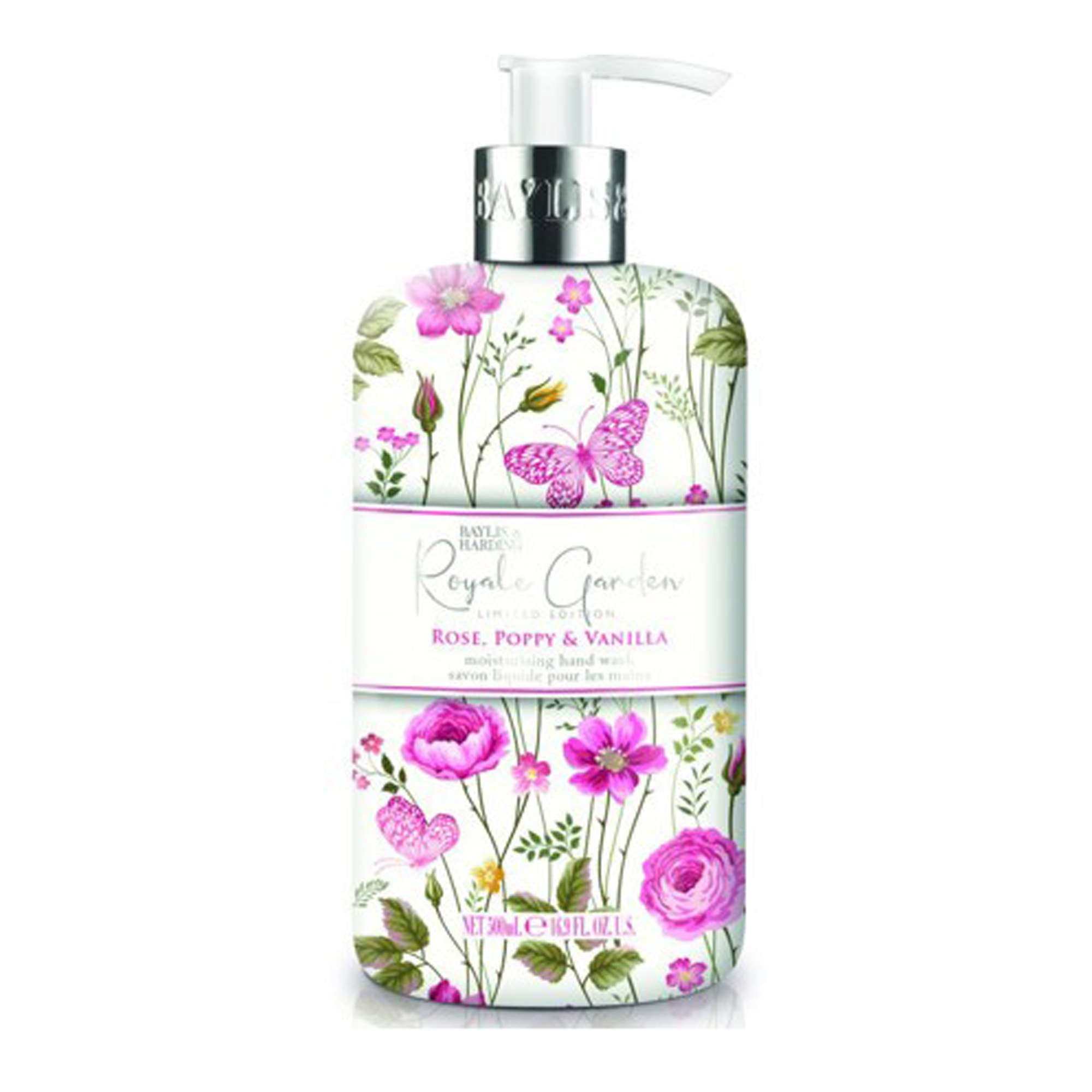Royale Garden Rose, Poppy & Vanilla kätepesuseep 500ml