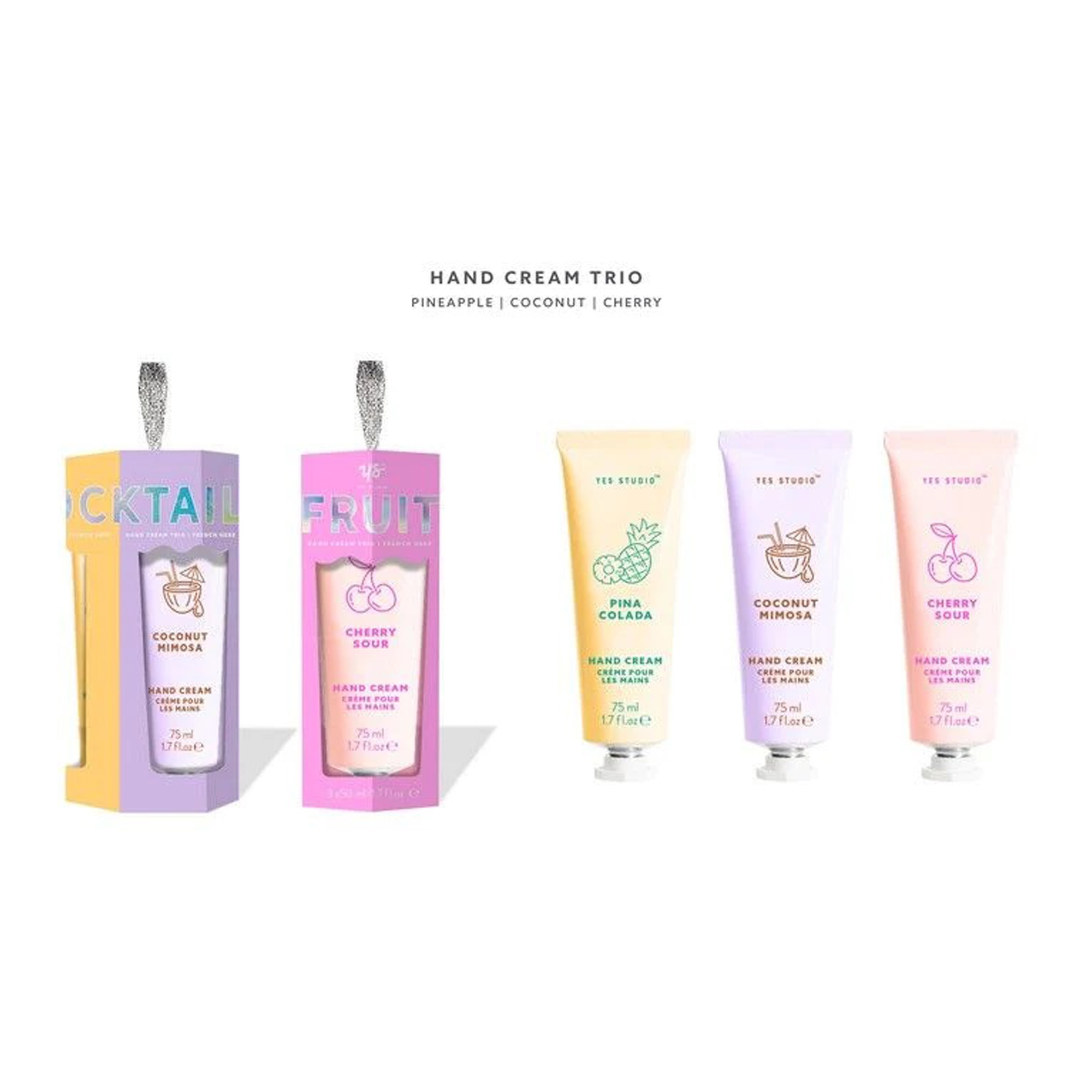 Fruity Cocktail kätekreemide trio