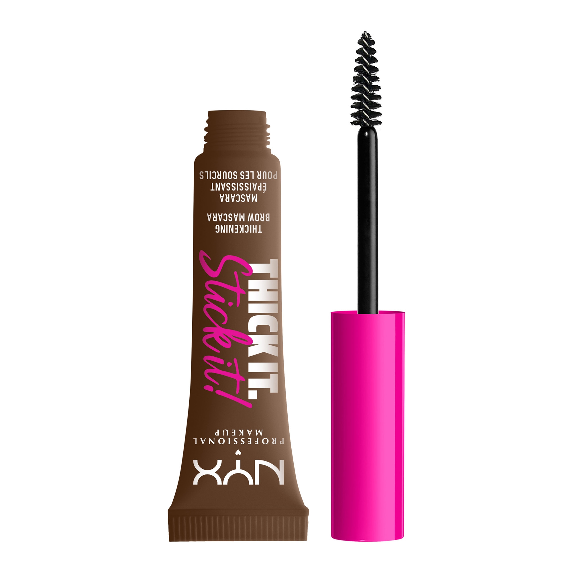 Nyx kulmutušš thick it stick it brunette 7ml