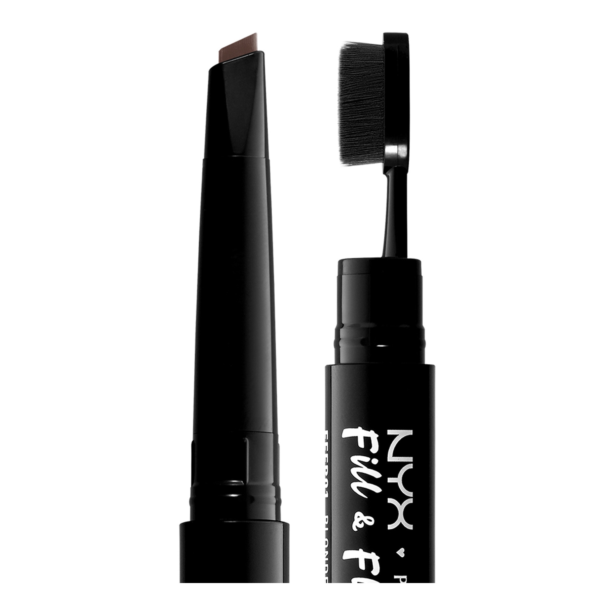 Nyx fill & fluff eyebrow pomade pencil-choclte