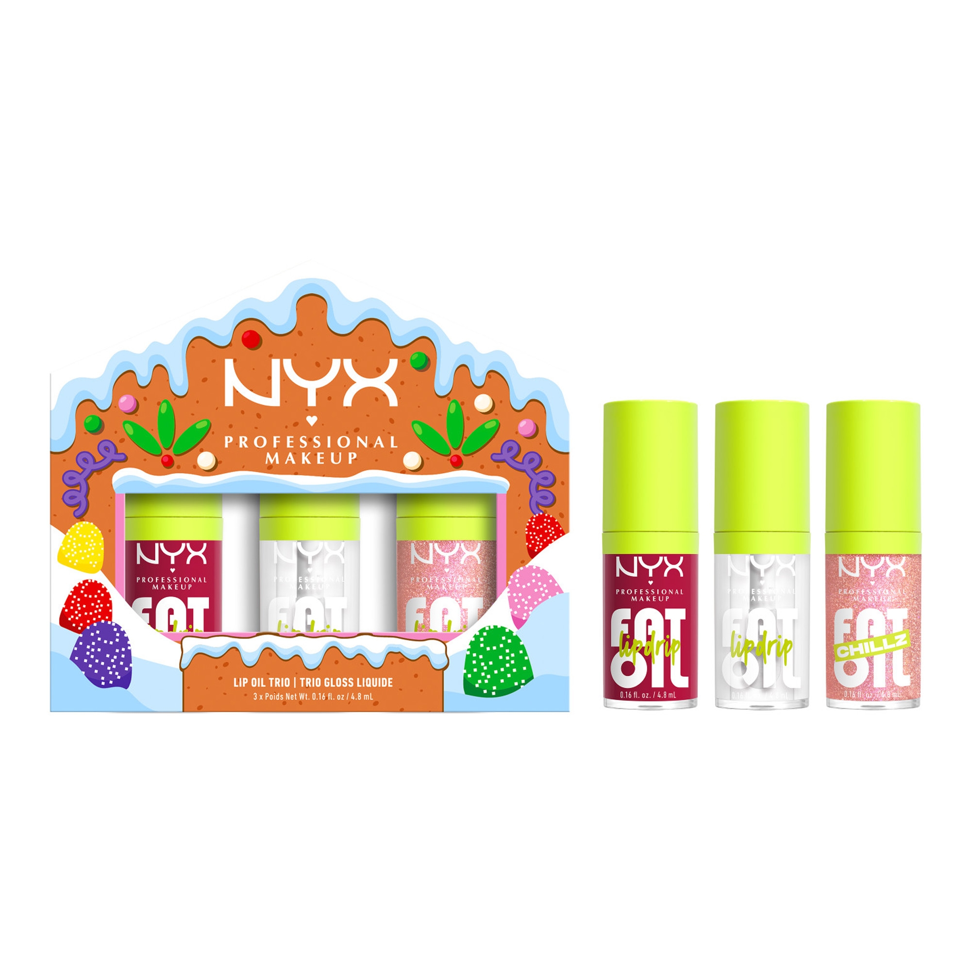 Holiday Fat Oil Trio Kit huuleläigete komplekt