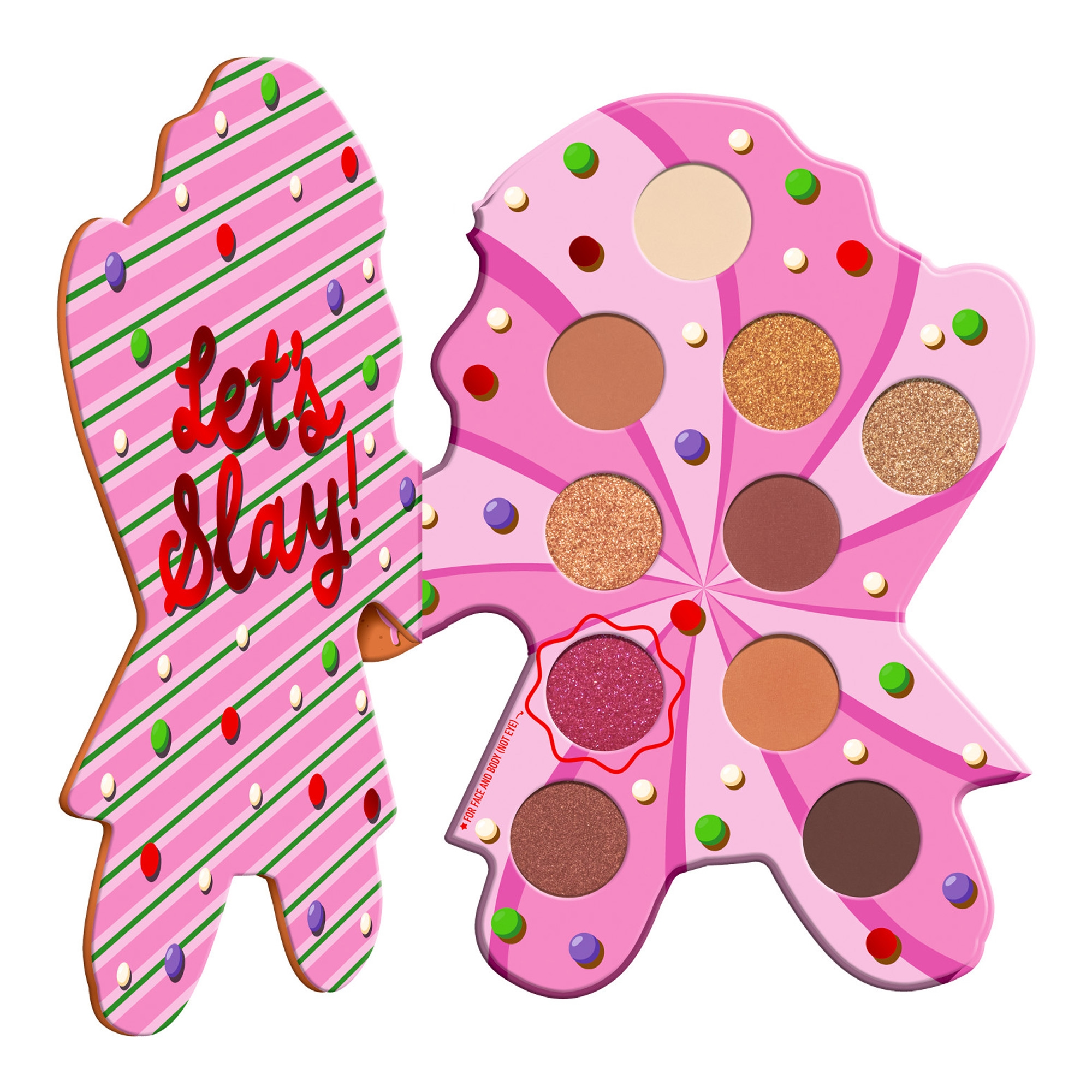 Holiday Gingerbaddie Palette lauvärvipalett