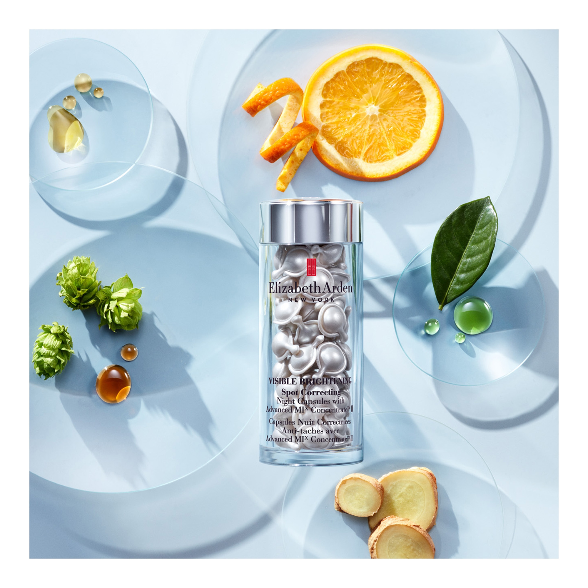 Visible Brightening tumedaid laike korrigeeriva seerumiga öökapslid 60tk