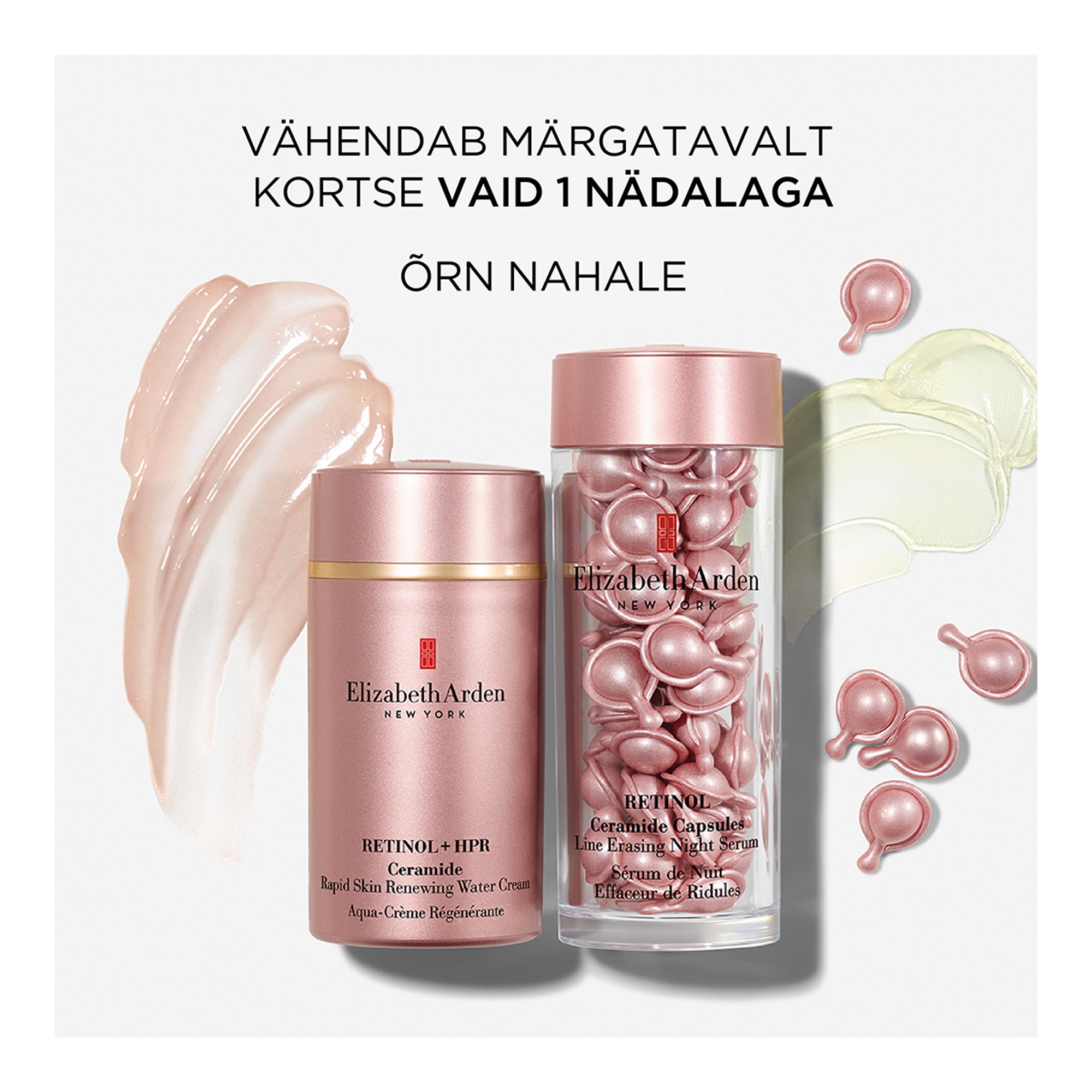 Kortse siluva seerumiga keramiidikapslid retinooliga 30tk