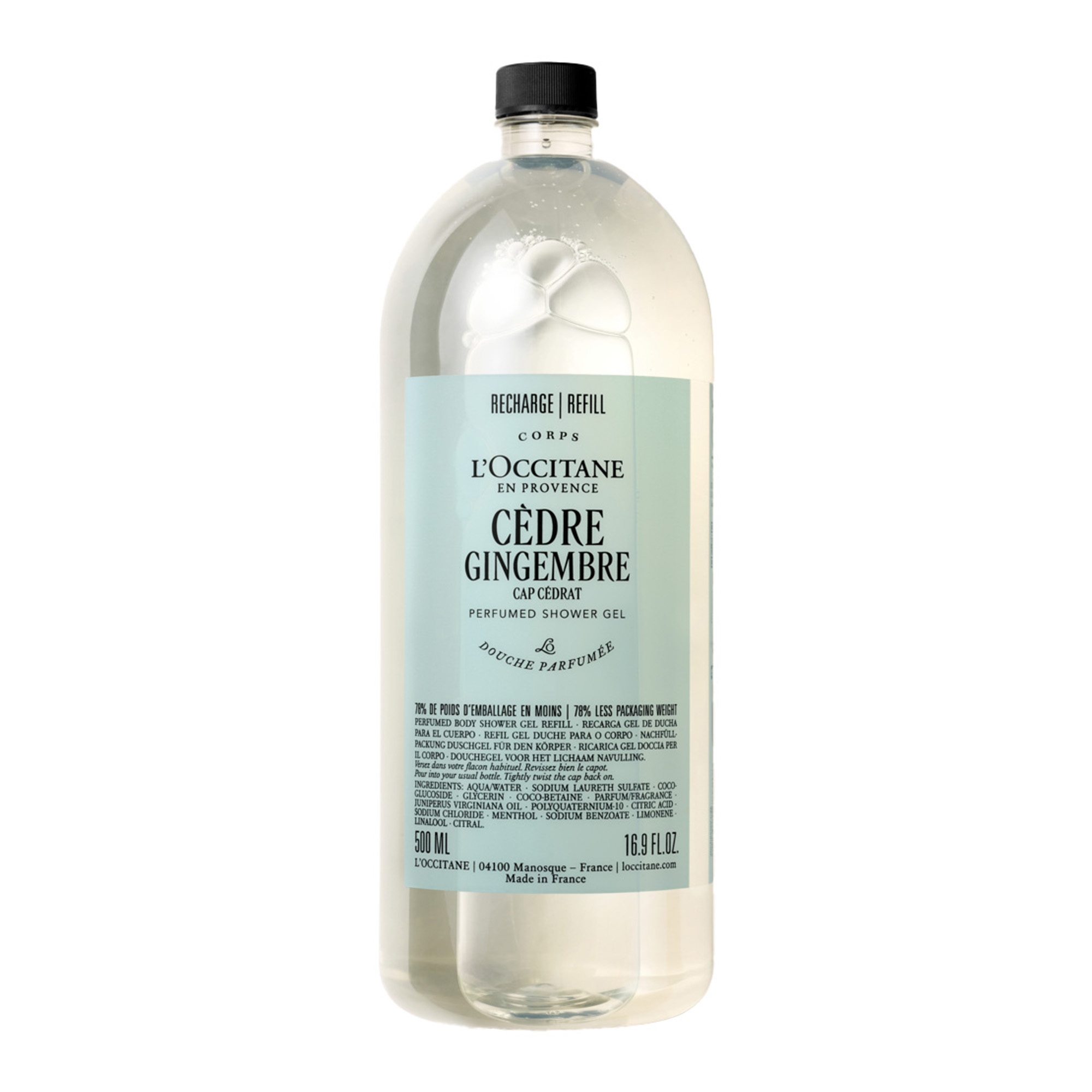 Cedre Gingembre dušigeeli täide 500ml