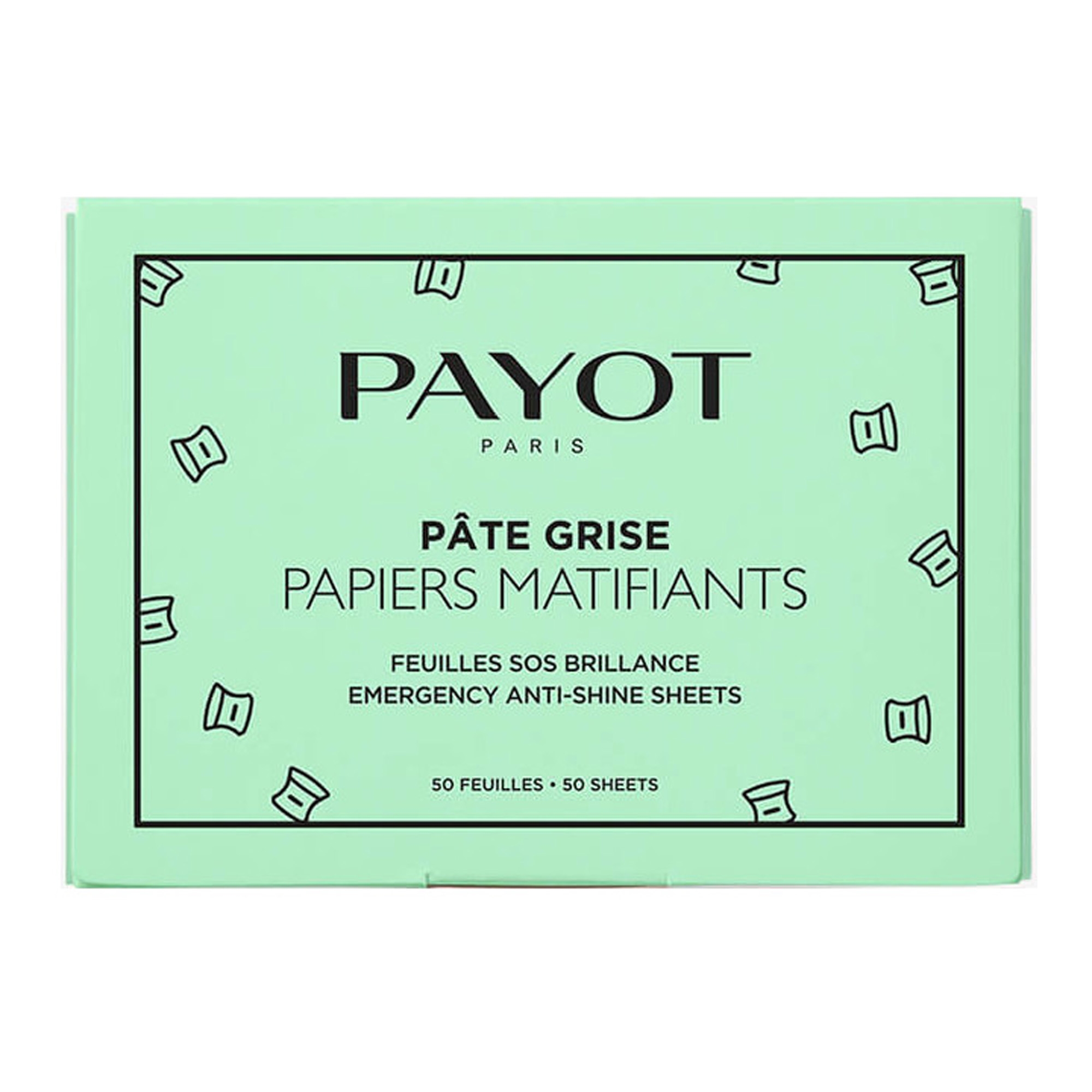 PÂTE GRISE PAPIERS MATIFIANTS rasuimavad paberid 50tk