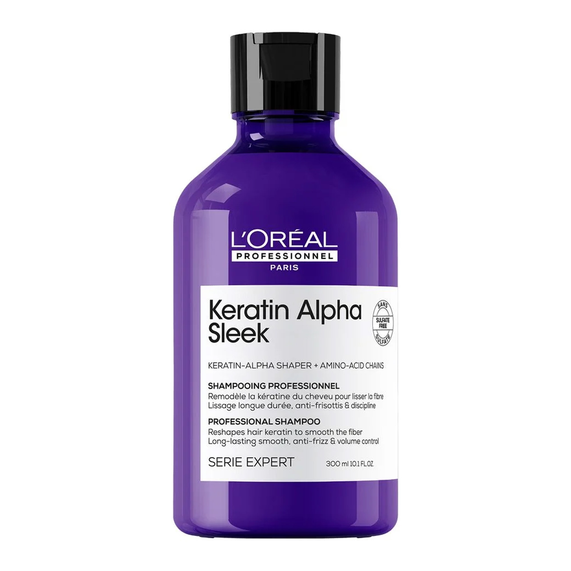 Keratine Alpha Sleek silendav šampoon 300ml