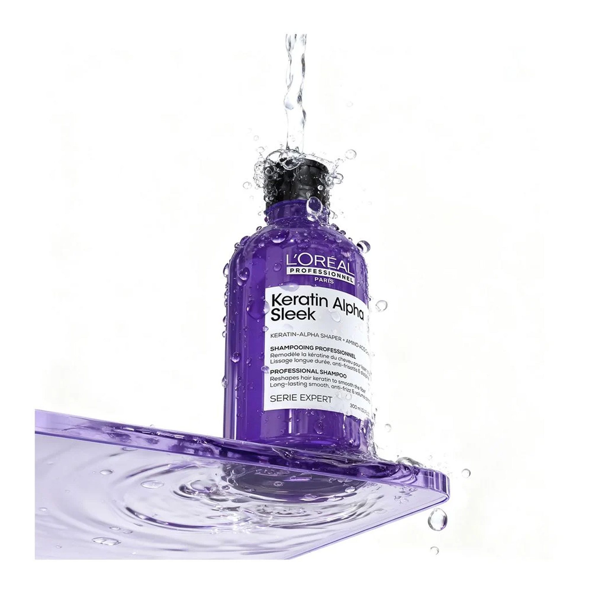 Keratine Alpha Sleek silendav šampoon 300ml