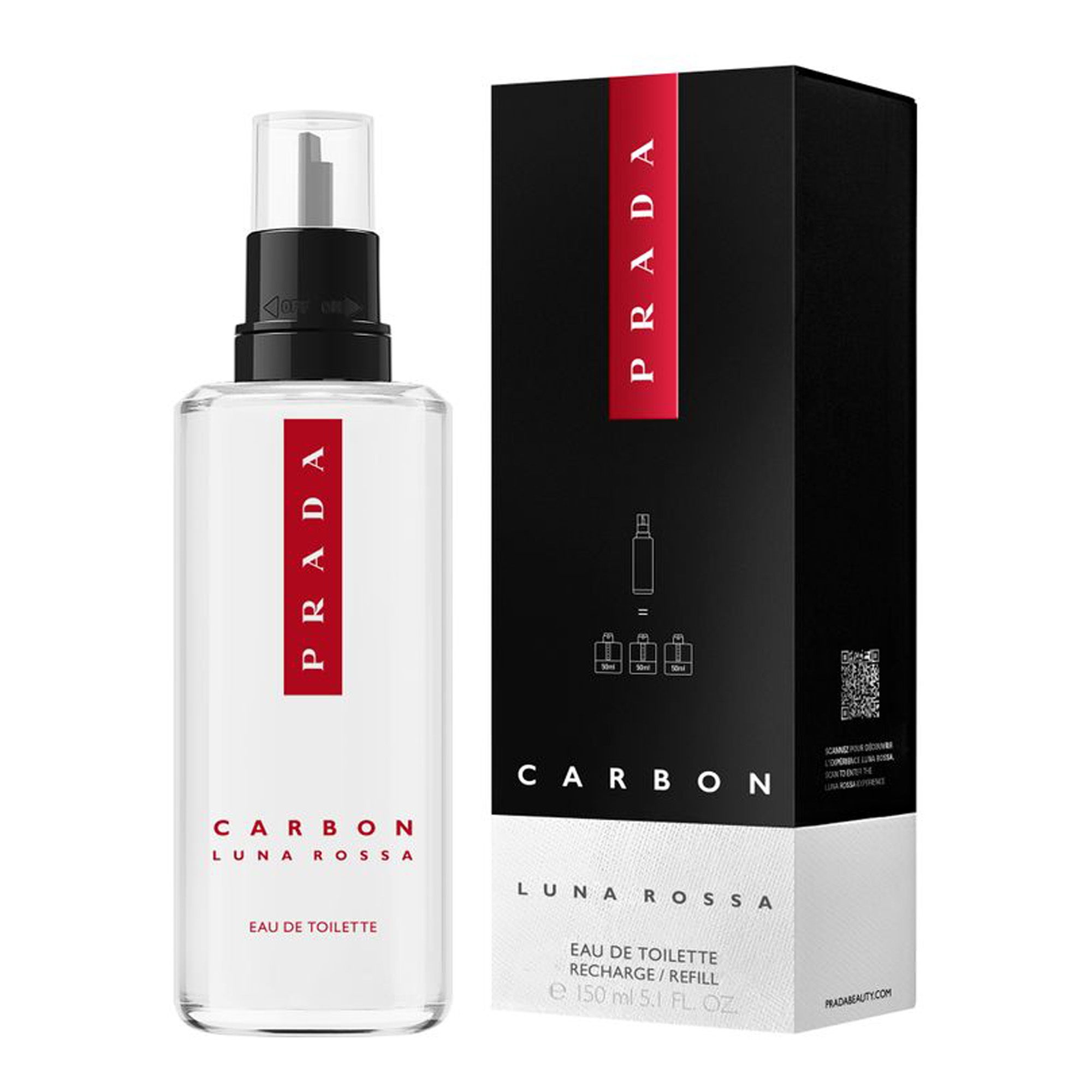 Luna Rossa Carbon EdT 150ml Refill
