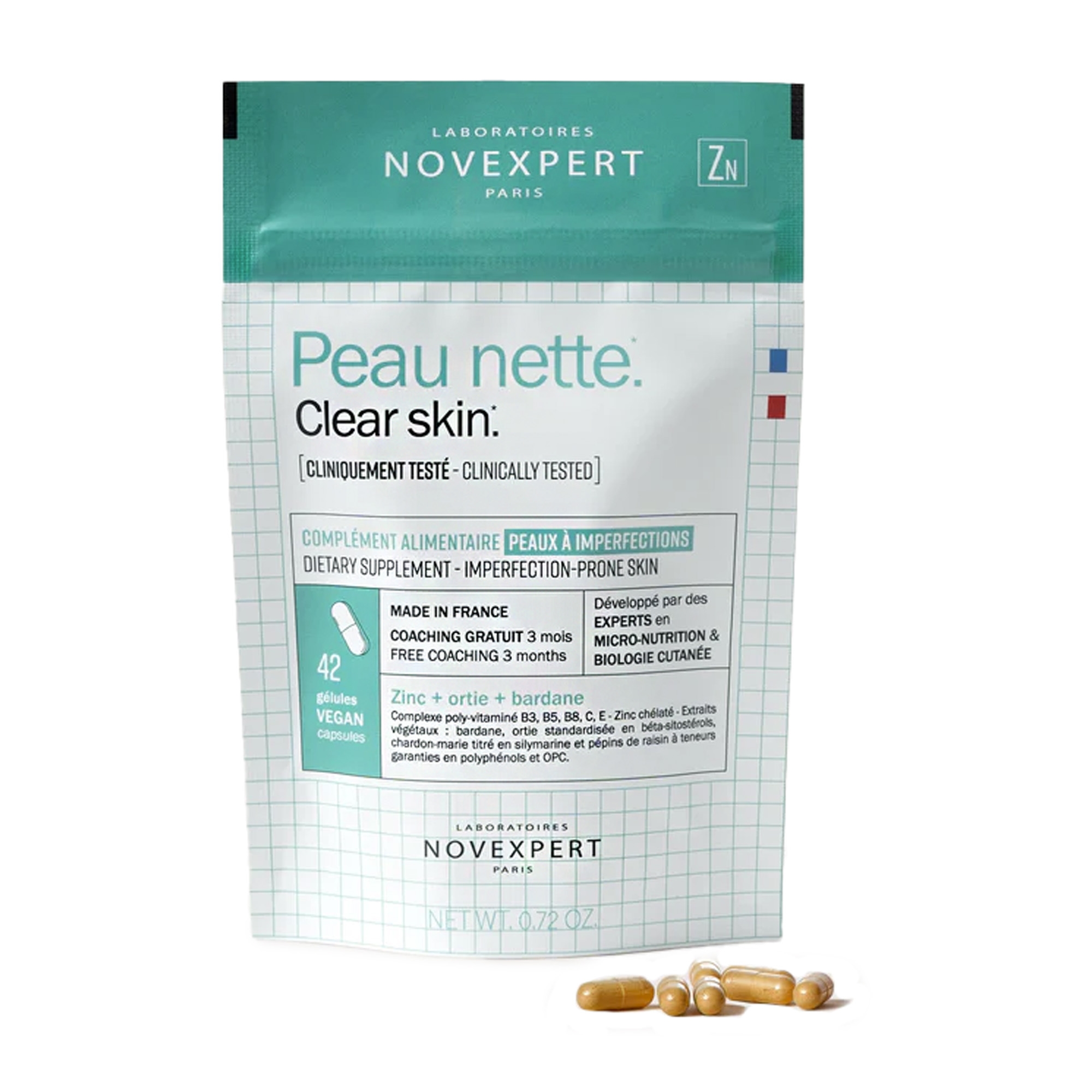 Clear Skin näonahka ühtlustav toidulisand 42tk