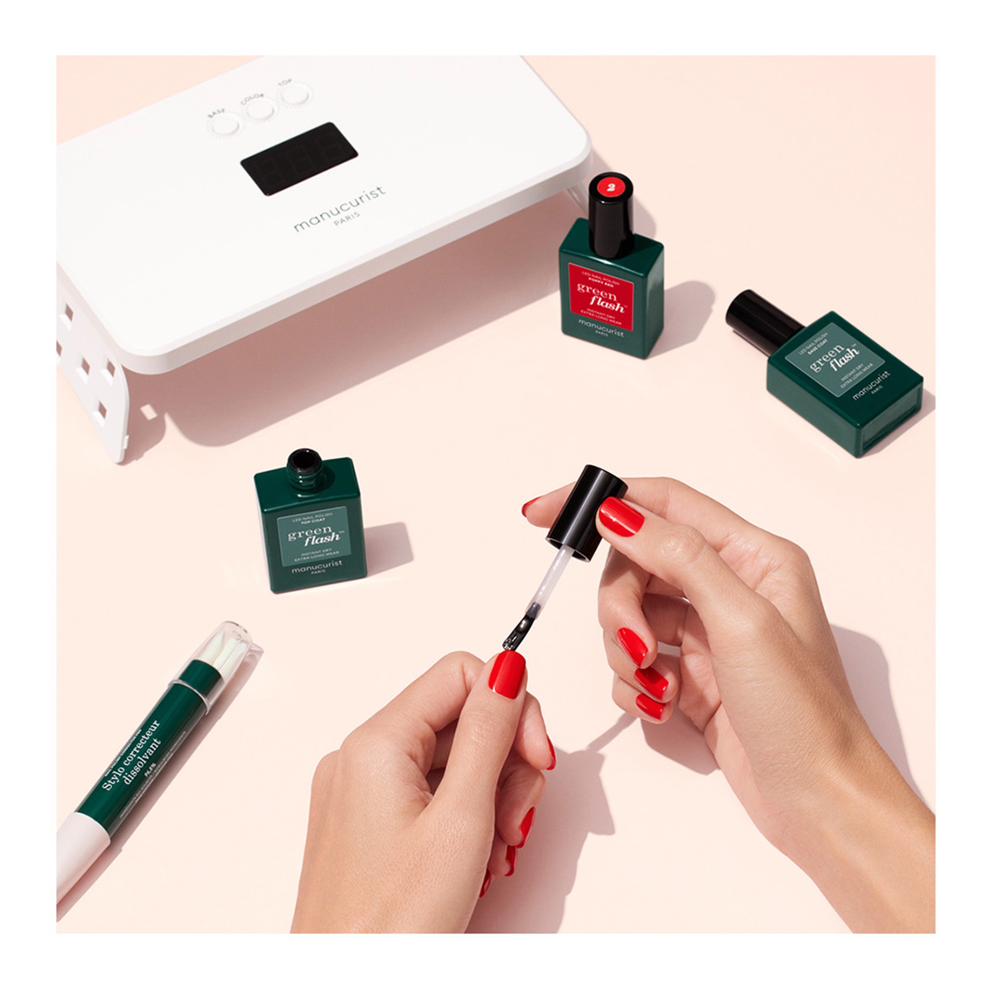 UV geellaki komplekt Poppy Red & Hortencia