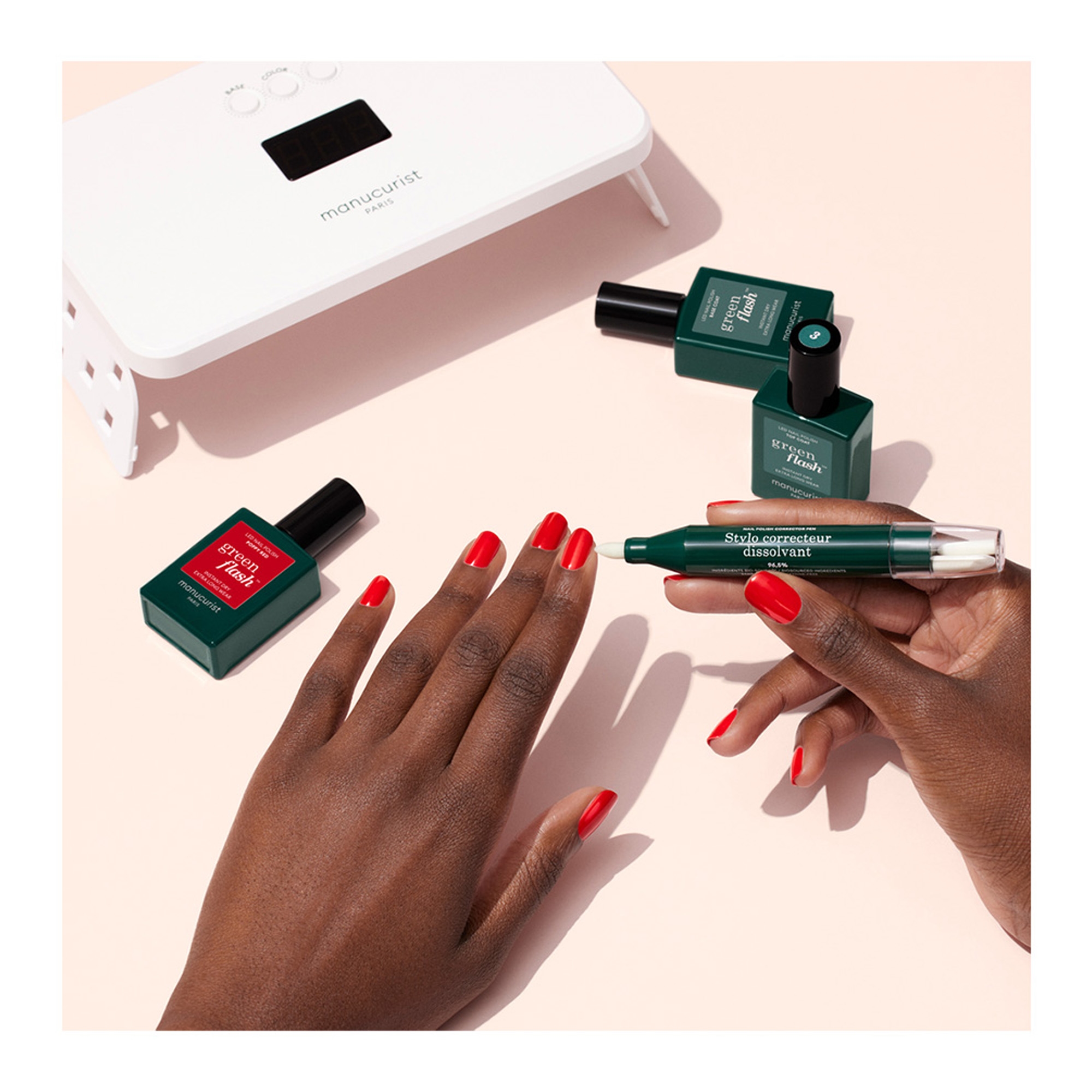 UV geellaki komplekt Poppy Red & Hortencia