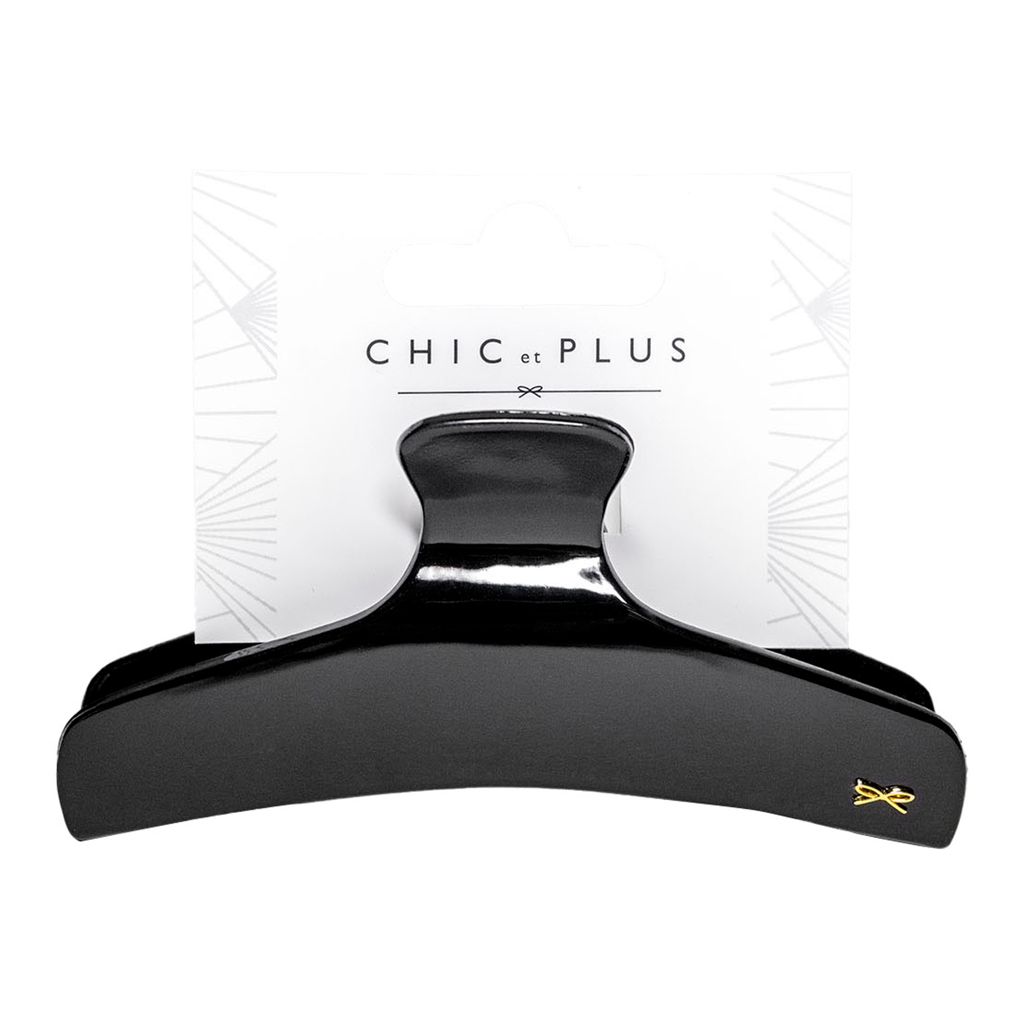 Juukseklamber must 9mm