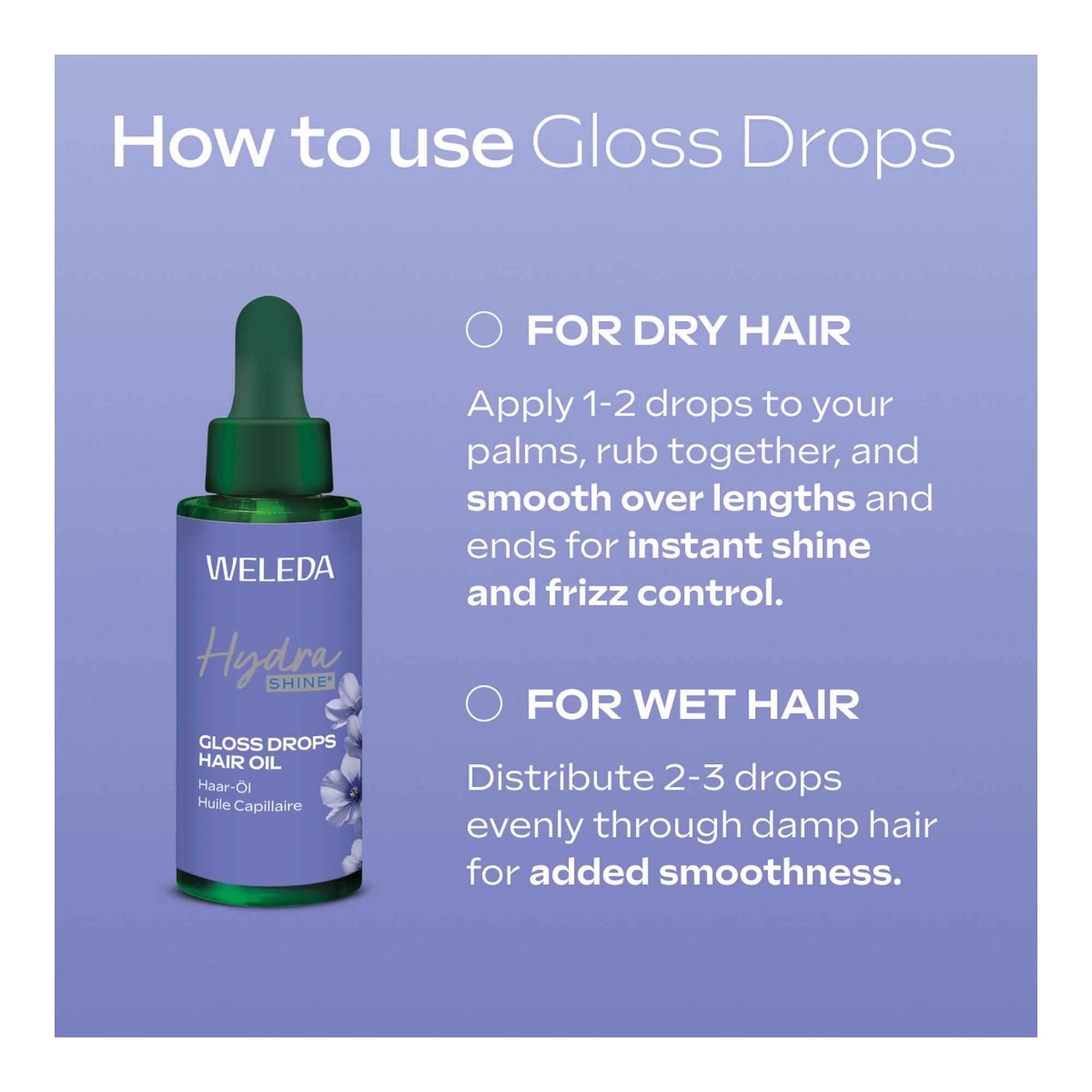 Hydro Shine Gloss Drops juukseõli 30ml