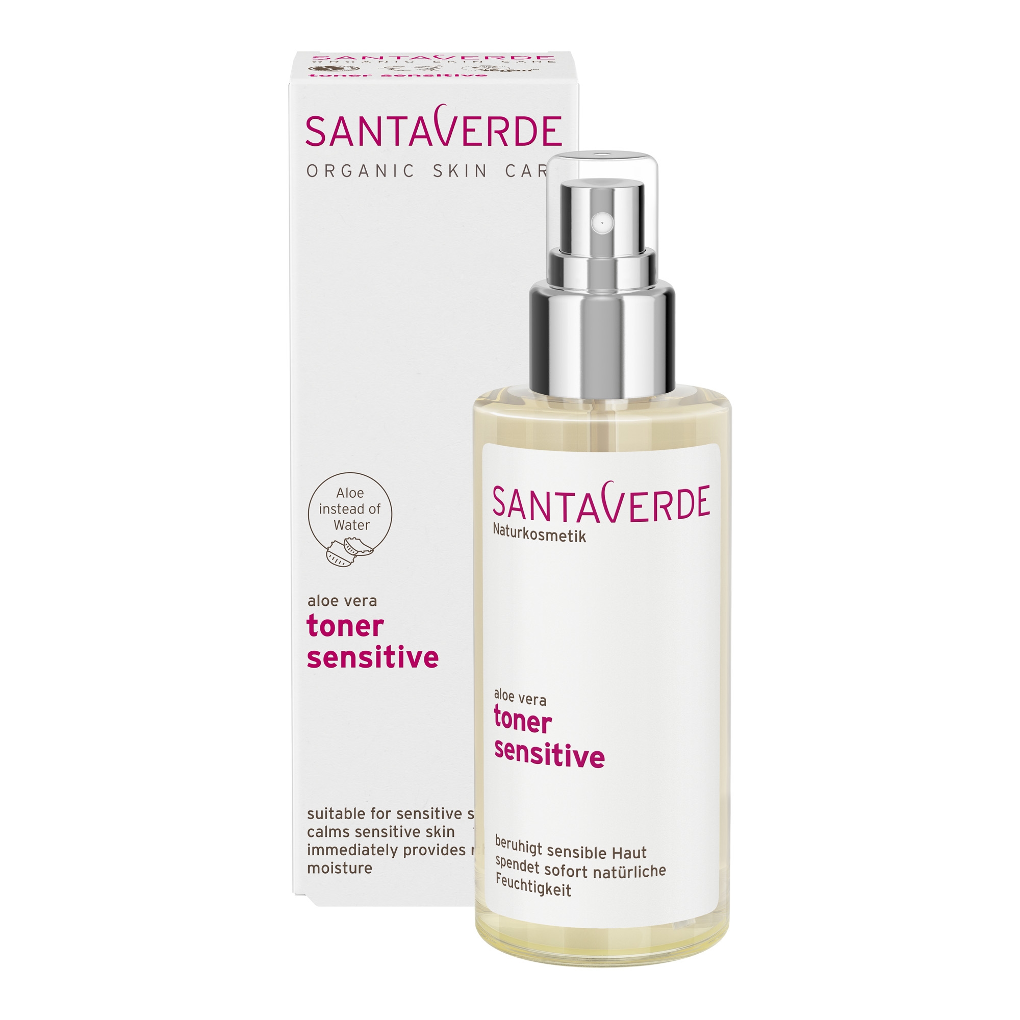 Aloe Vera rahustav ja niisutav näotoonik tundlikule 100ml