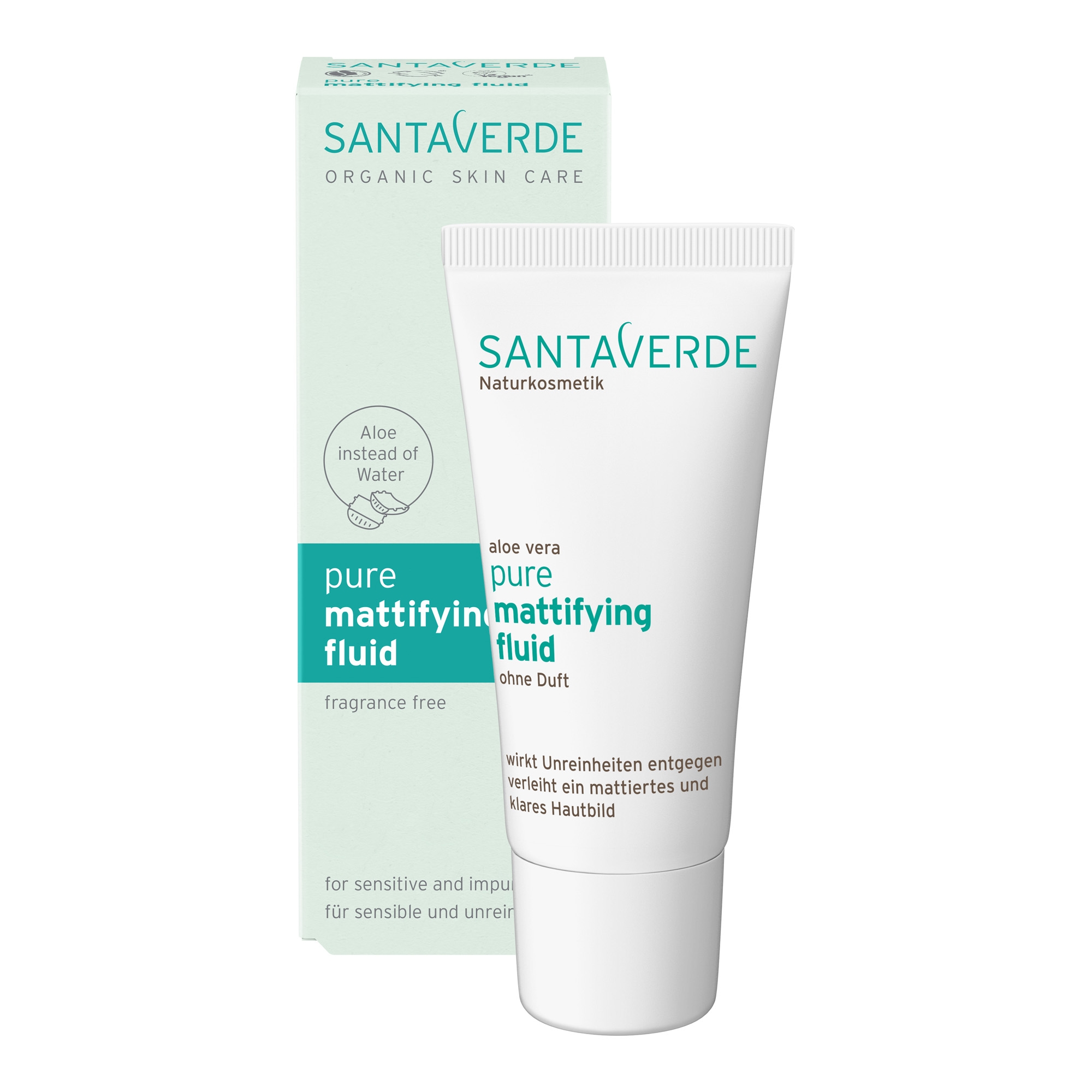 Aloe Vera Pure lõhnavaba matistav vedelik probleemsele nahale 30ml