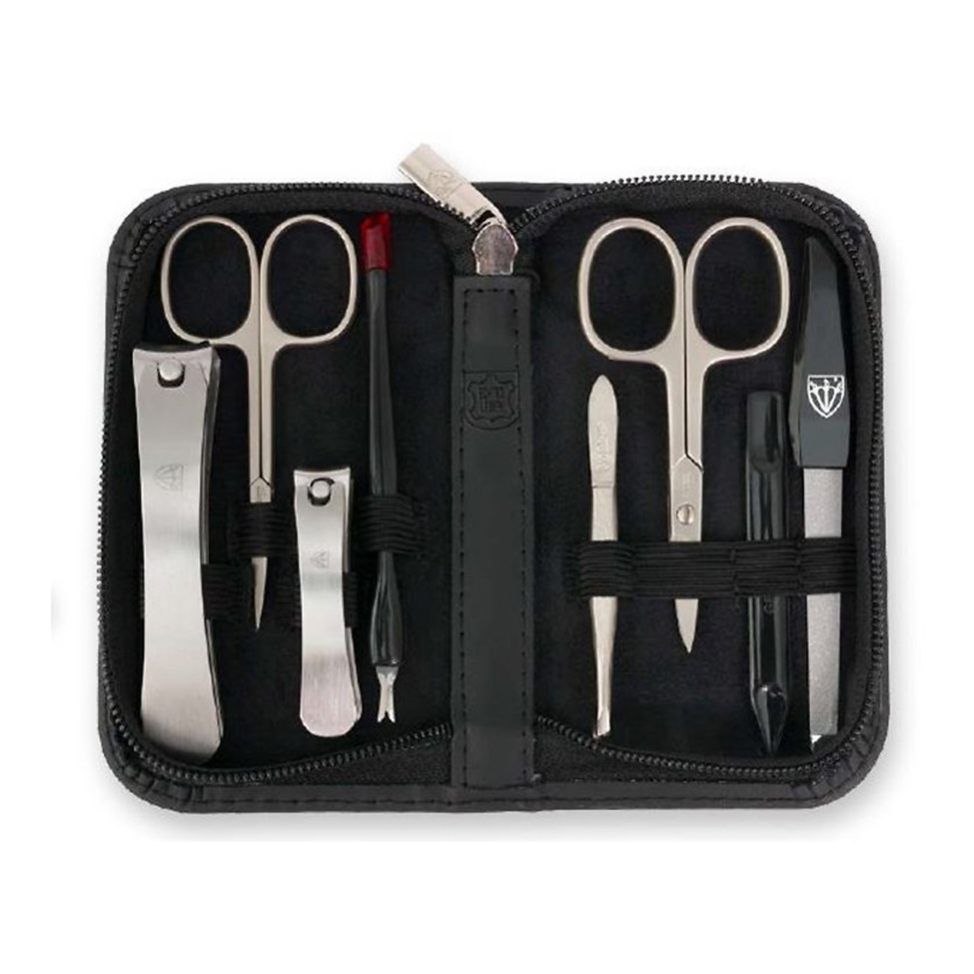 Maniküürikomplekt Matt Exclusive Line, nahast, keskmine