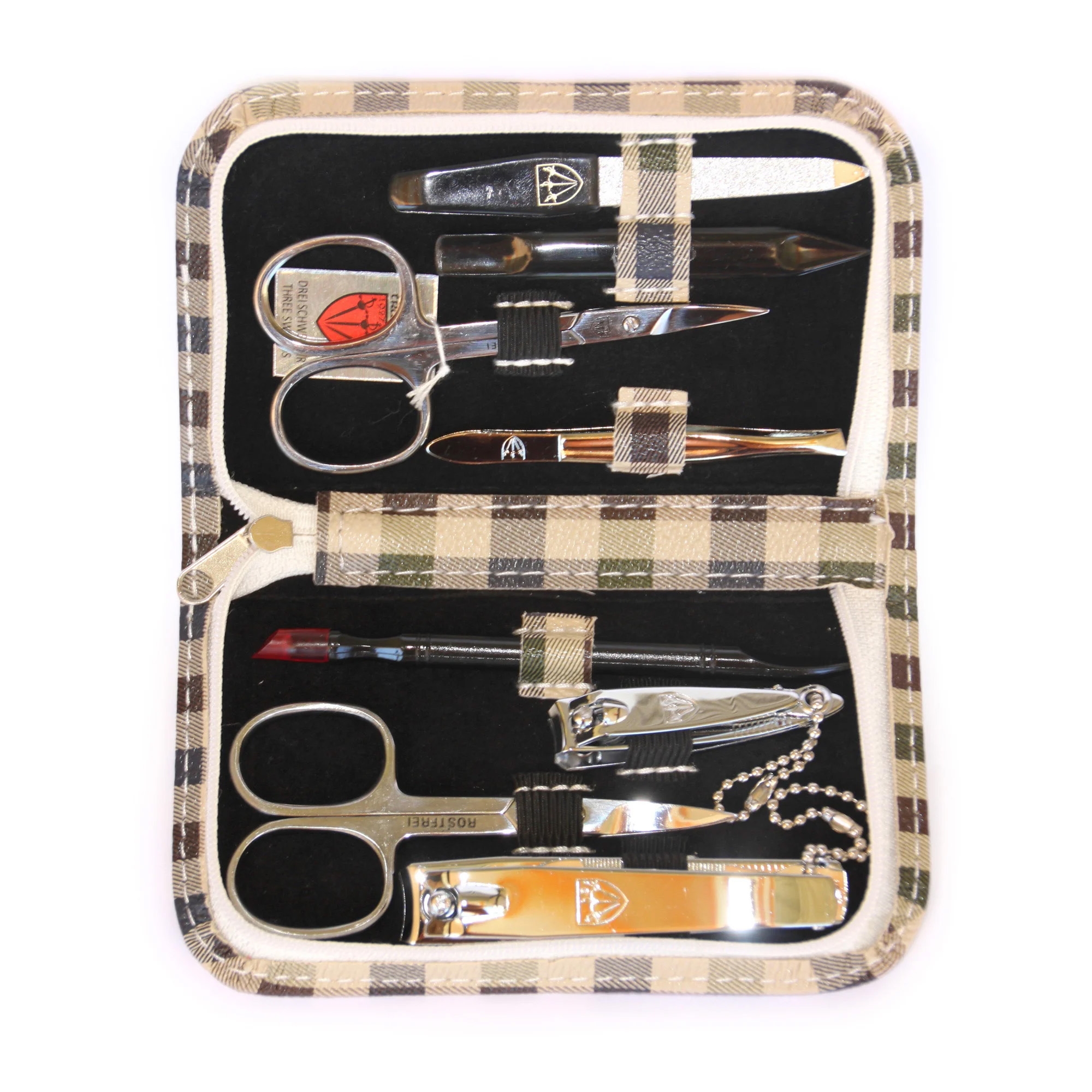 Shequered maniküüri komplekt