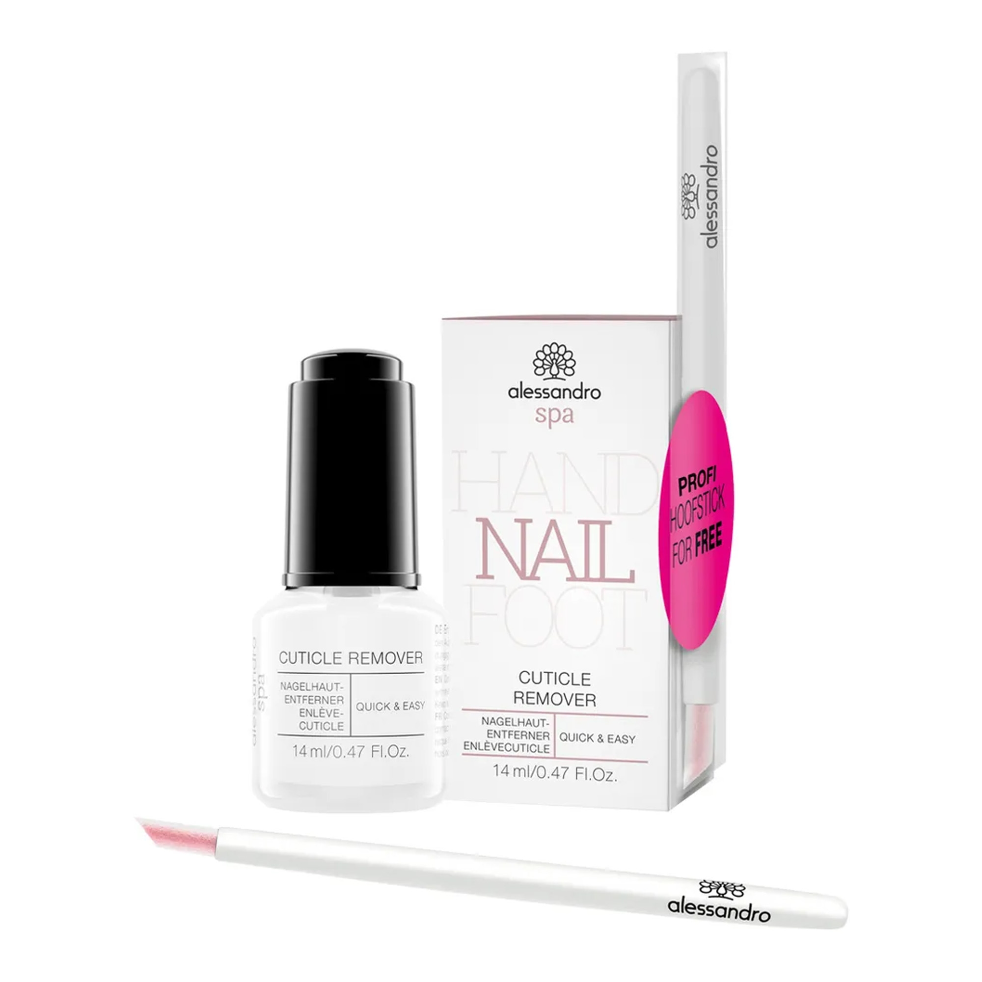 Push & Remove Set - Spa Nail Cuticle Remover + kingituseks küünenaha tõukur