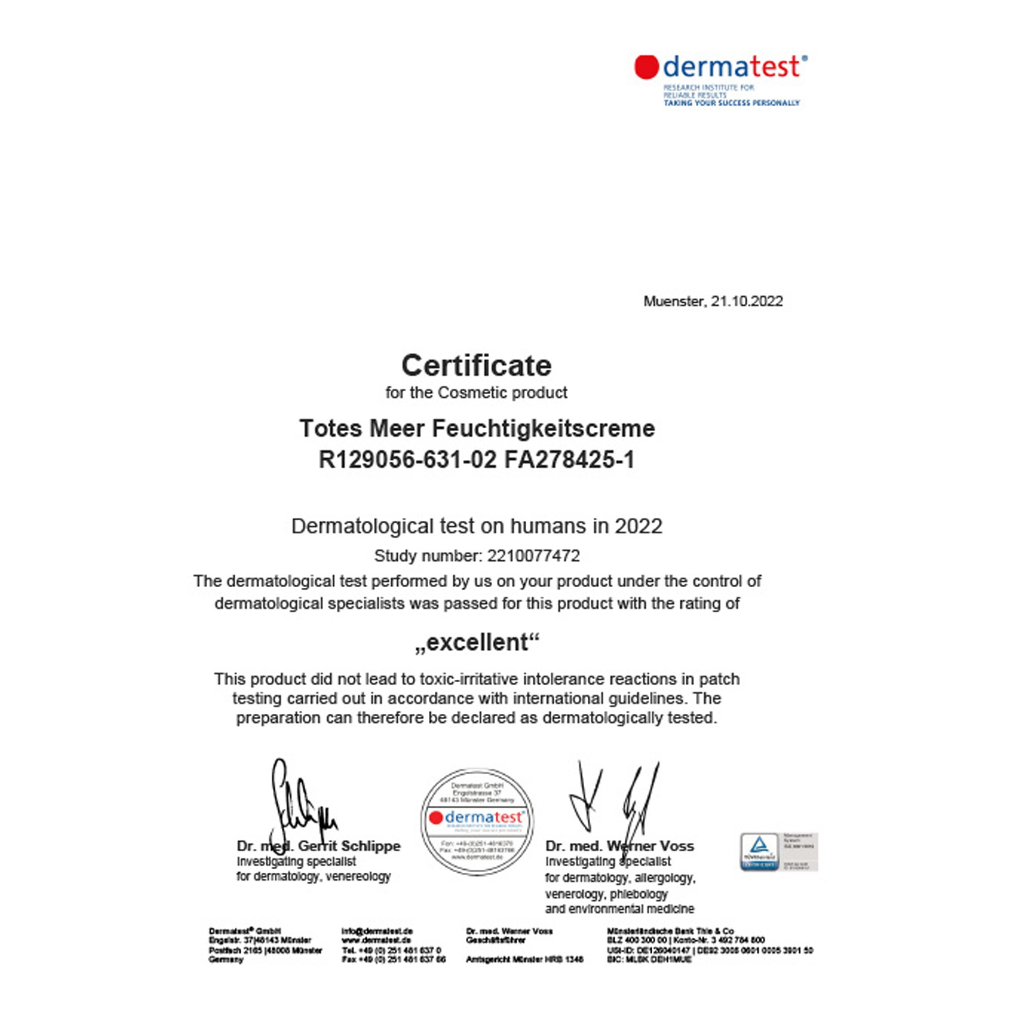 Niisutav kreem Surnumere soolaga 50ml