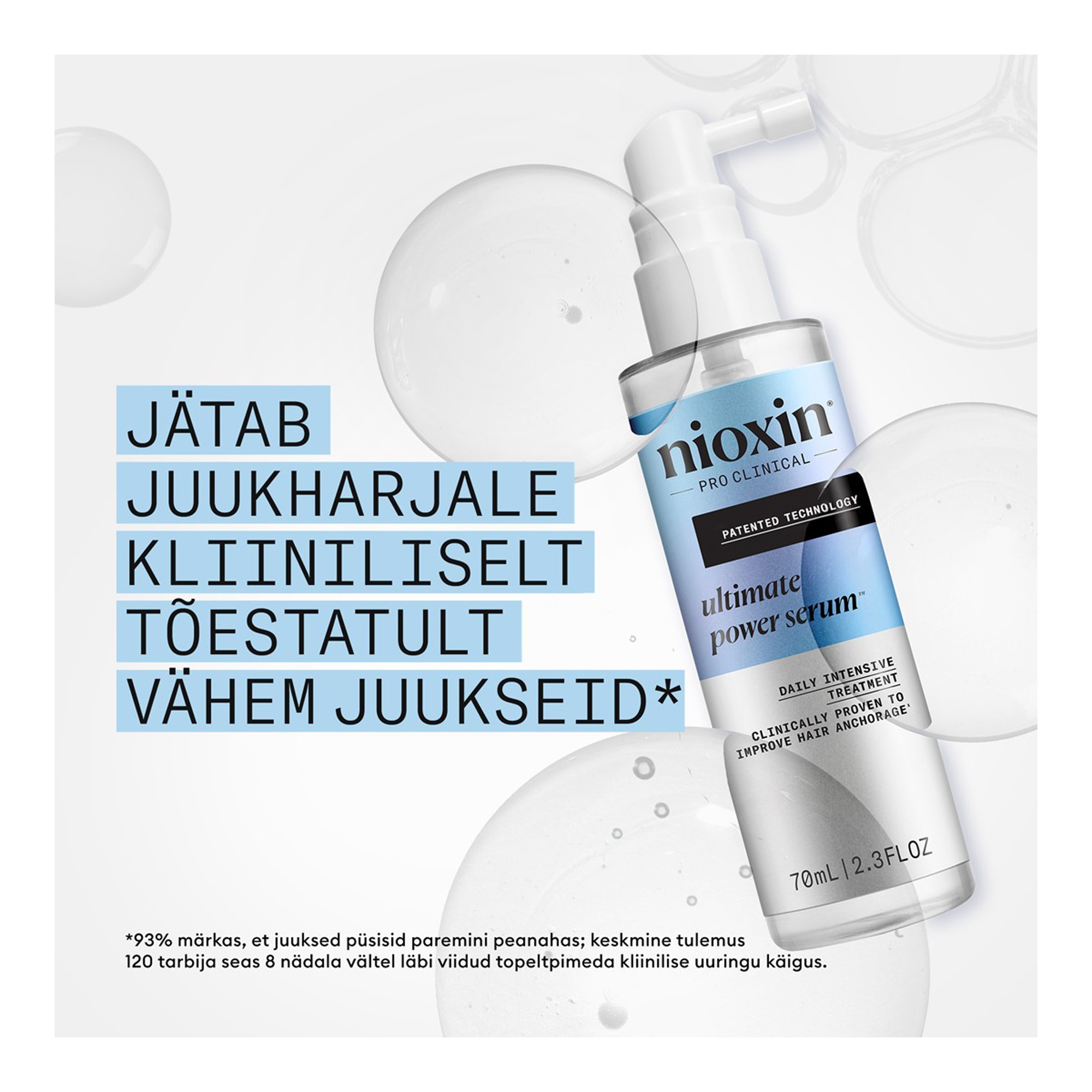 Juuste väljalangemisvastane seerum 70ml