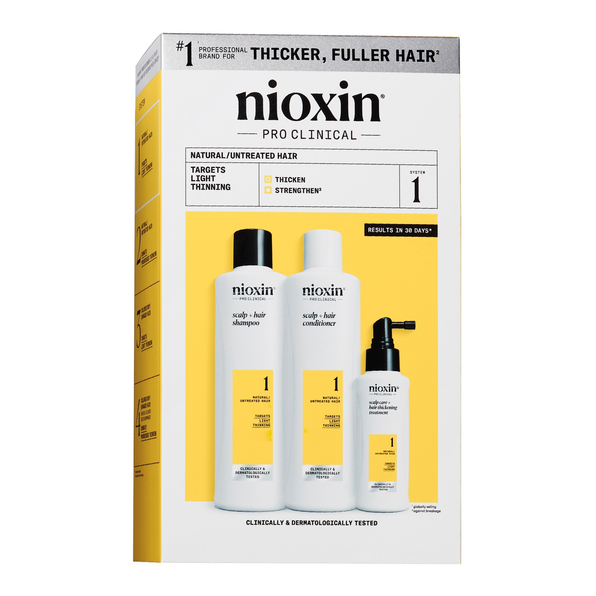 3-osaline peanahka hooldav ja juukseid tihendav hooldus 150ml+150ml+50ml