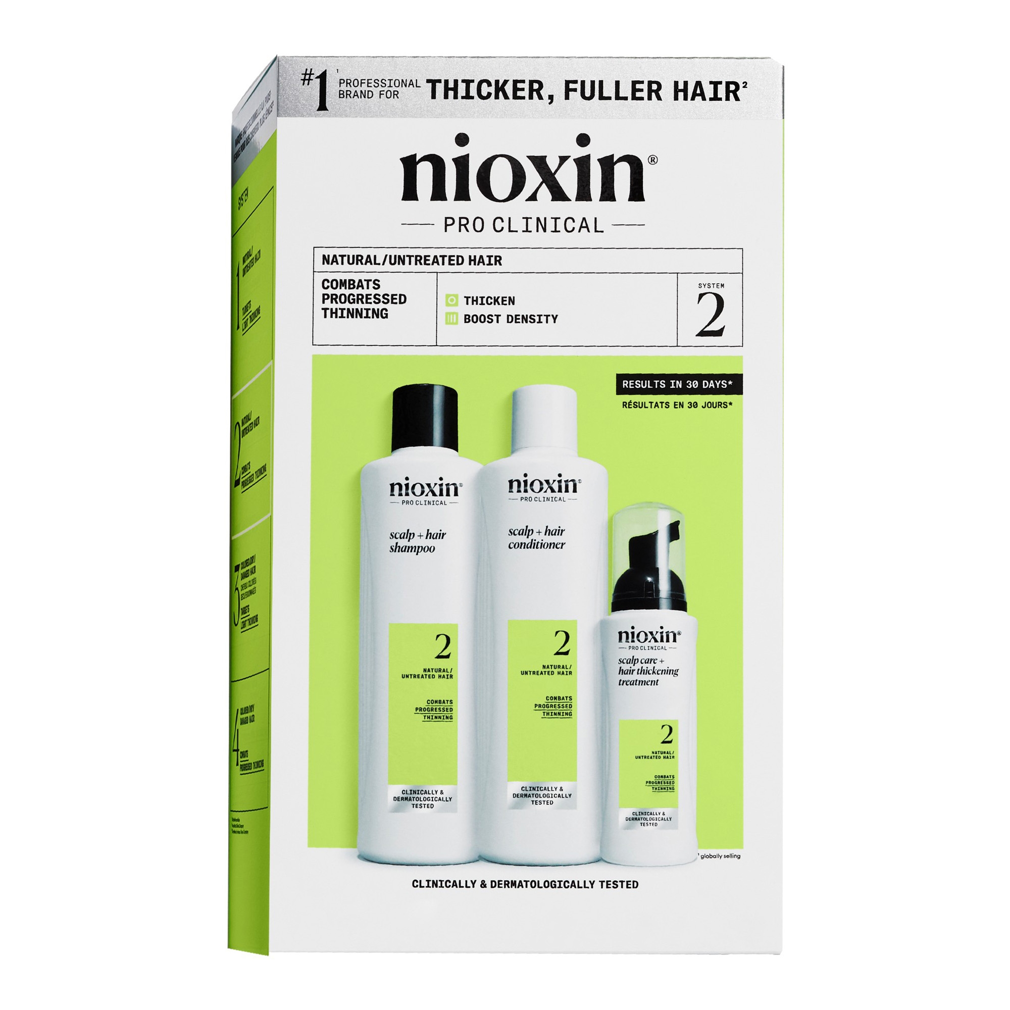 3-osaline peanahka hooldav ja juukseid tihendav hooldus 150ml+150ml+40ml