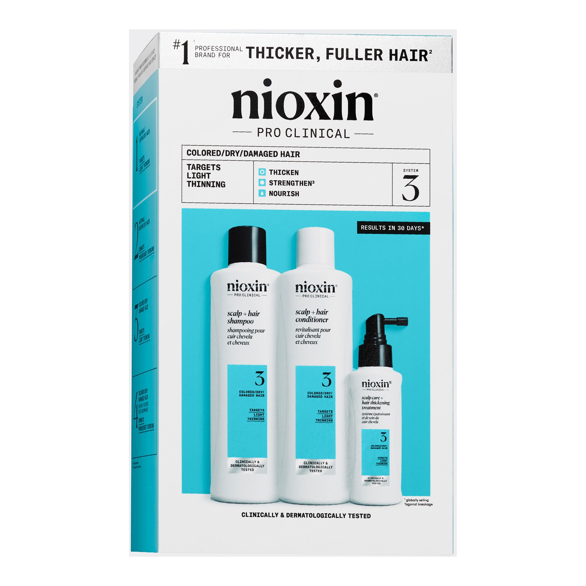 3-osaline peanahka hooldav ja juukseid tihendav hooldus 150ml+150ml+50ml