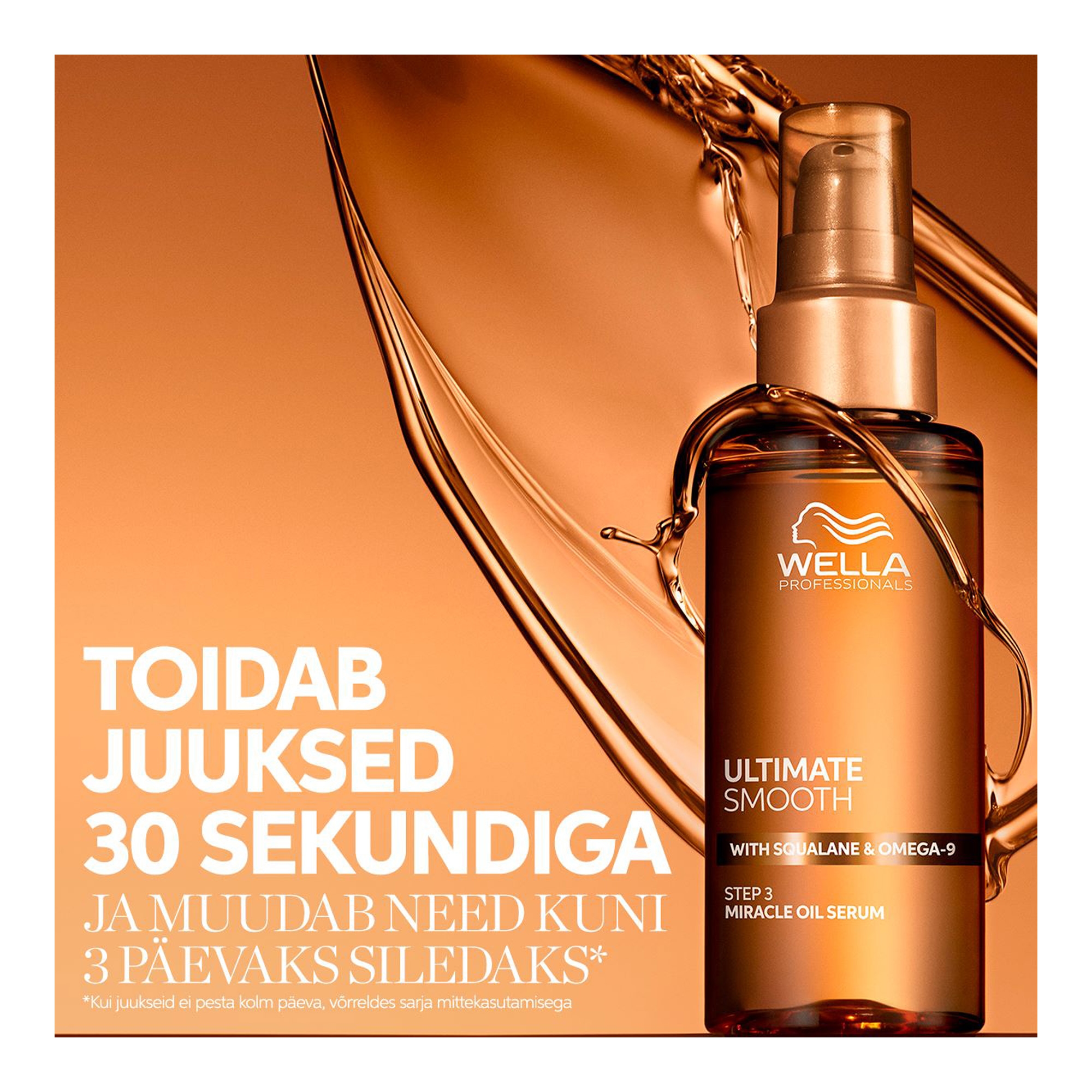 Ultimate Smooth Miracle õliseerum skvalaani ja oomega-9-rasvhappega 30ml
