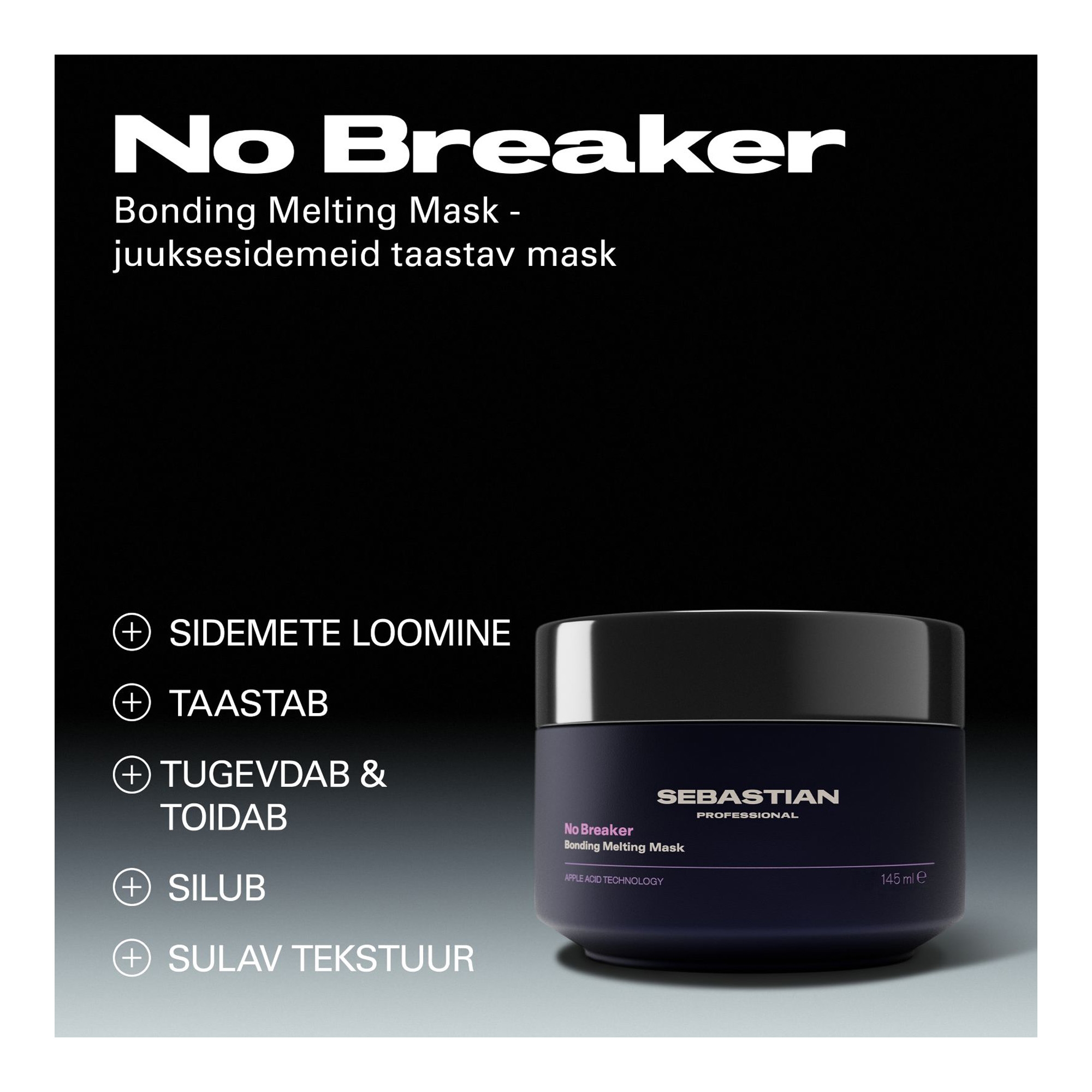 No.Breaker Bonding Melting juuksesidemeid taastav mask 145ml
