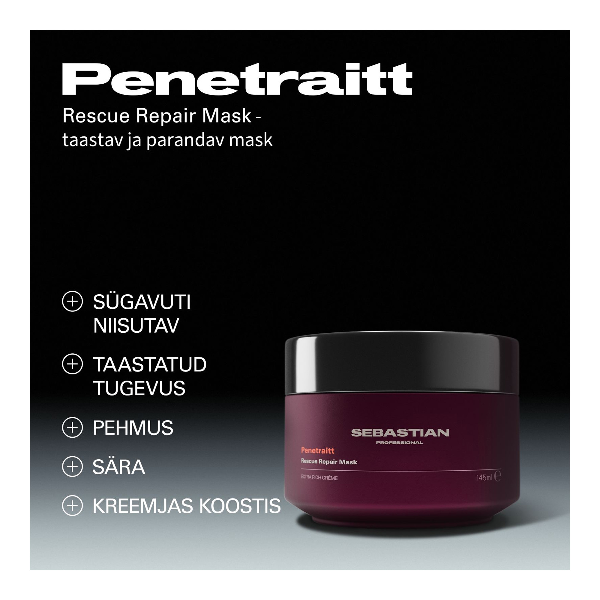 Penetraitt Rescue taastav ja parandav mask 145ml