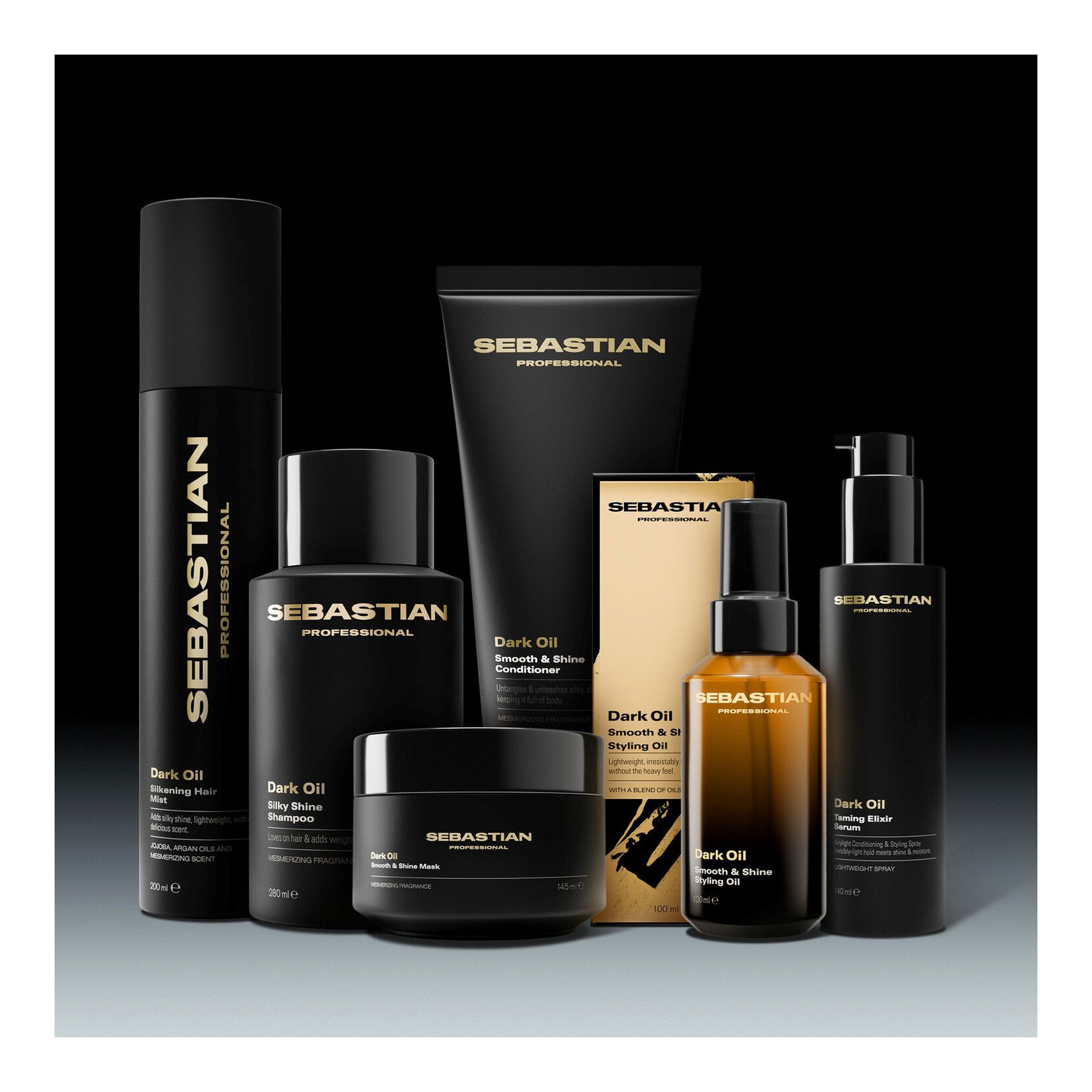 Dark Oil Smooth And Shine siluv ja läiget andev palsam 200ml