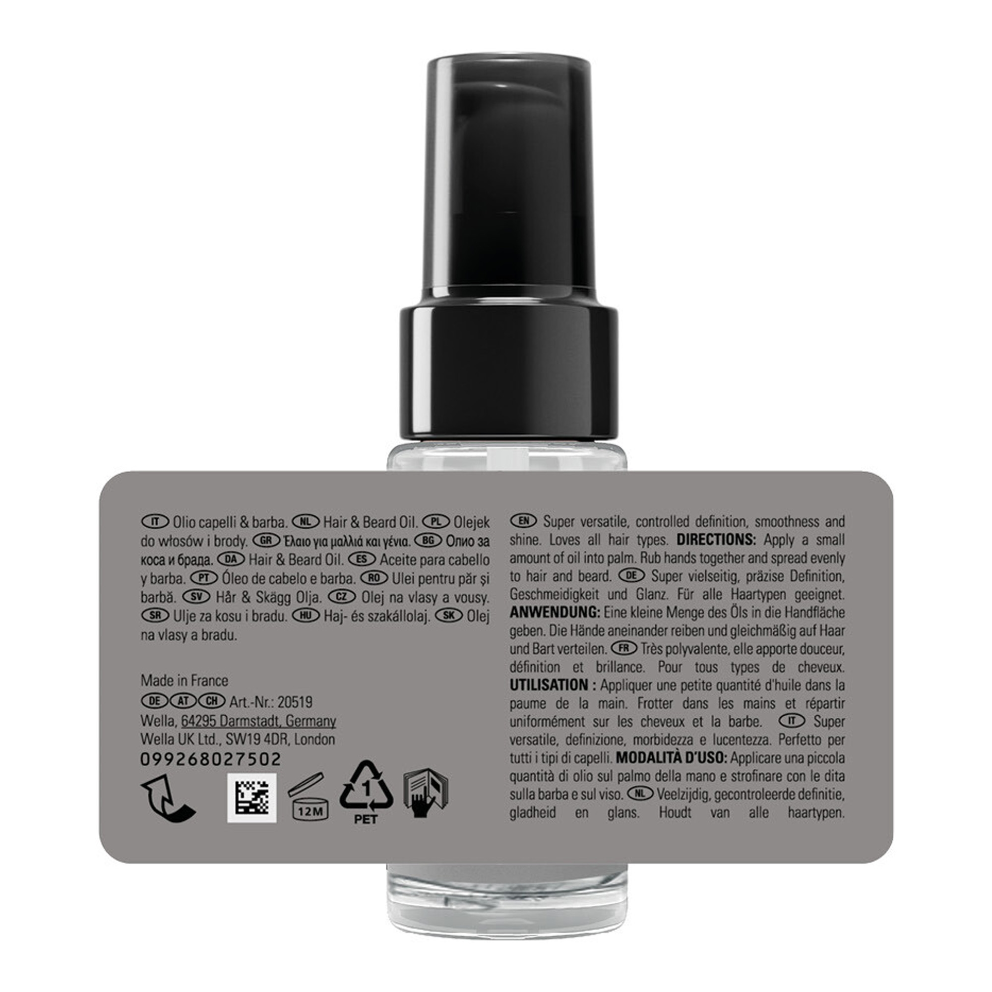Groom juukse- ja habemeõli 30ml
