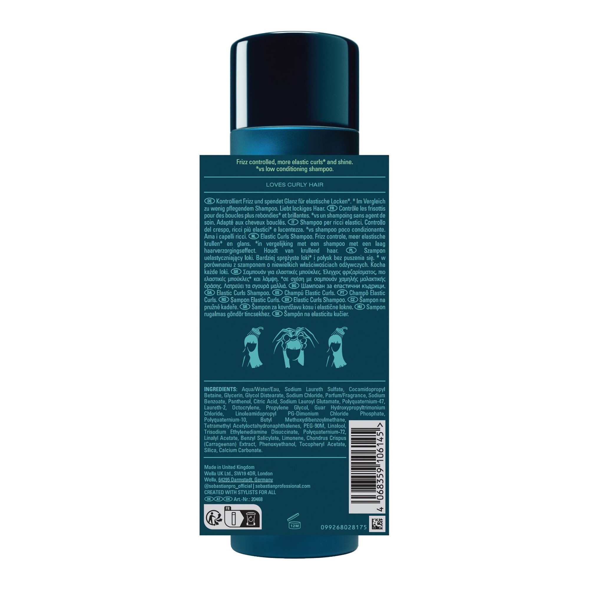 Twisted Elastic Curls lokkidele elastsust lisav šampoon 250ml