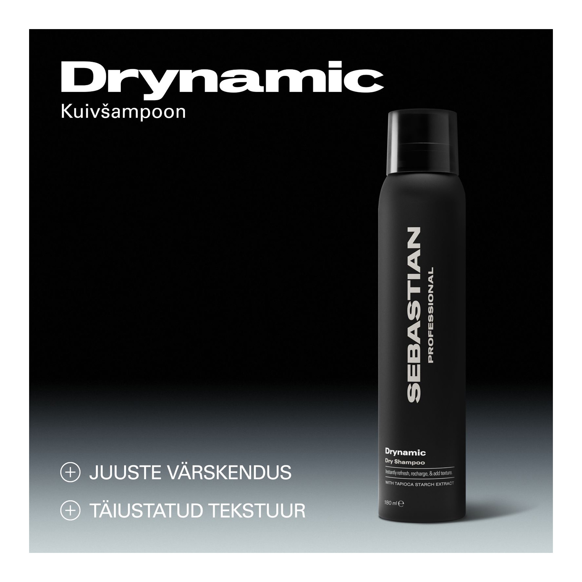 Drynamic+ kuivšampoon 180ml