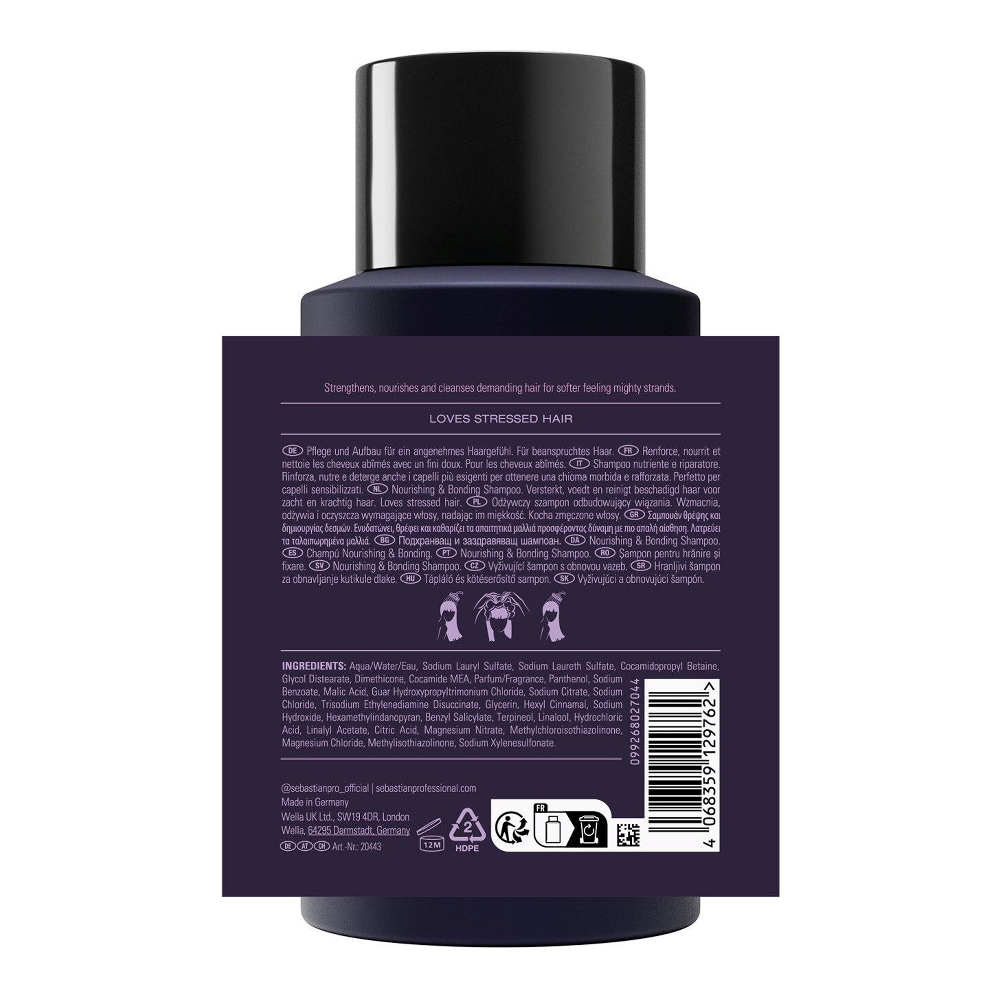 No.Breaker Nourishing & Bonding toitev ja juuksesidemeid taastav šampoon 280ml