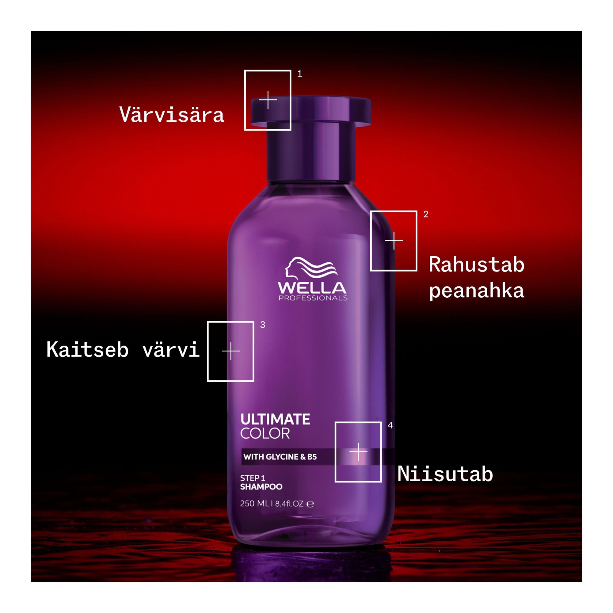 Ultimate Color sulfaadivaba šampoon 250ml