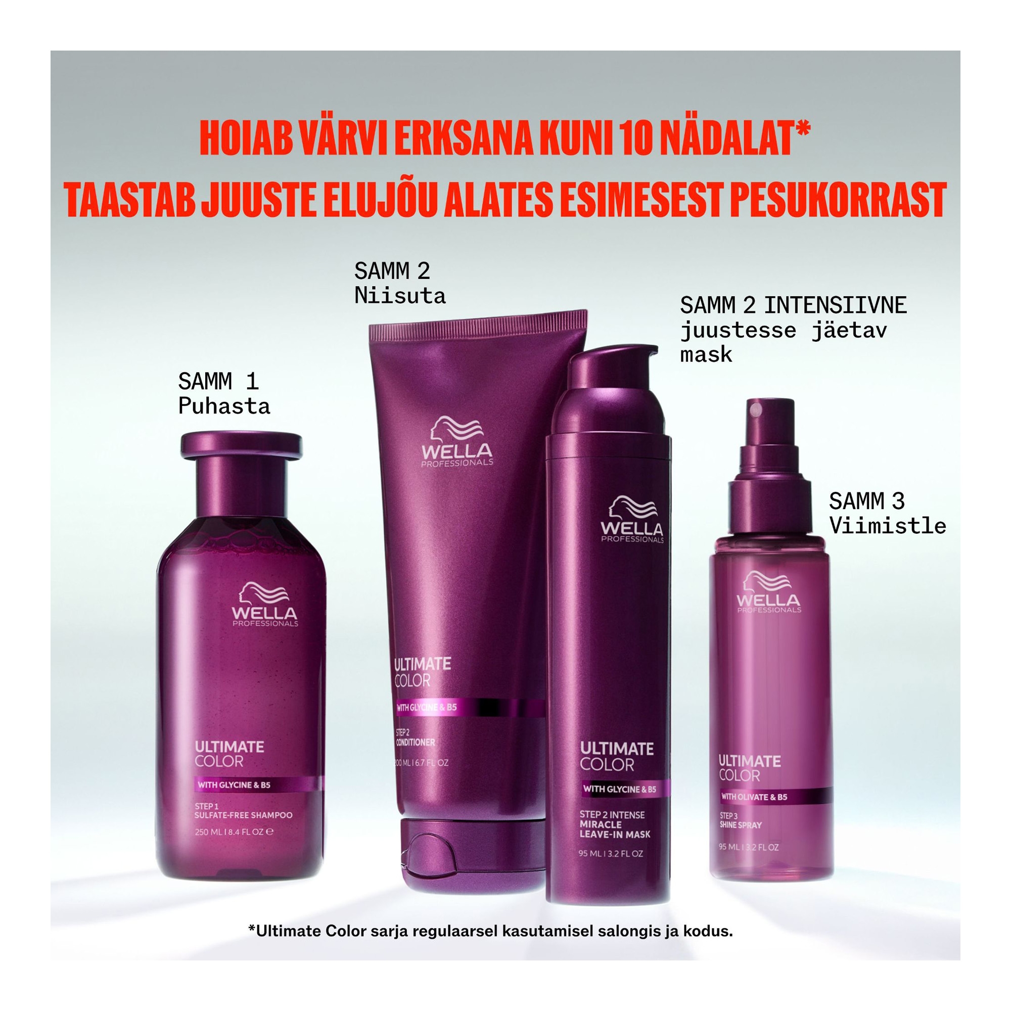 Ultimate Color sulfaadivaba šampoon 250ml