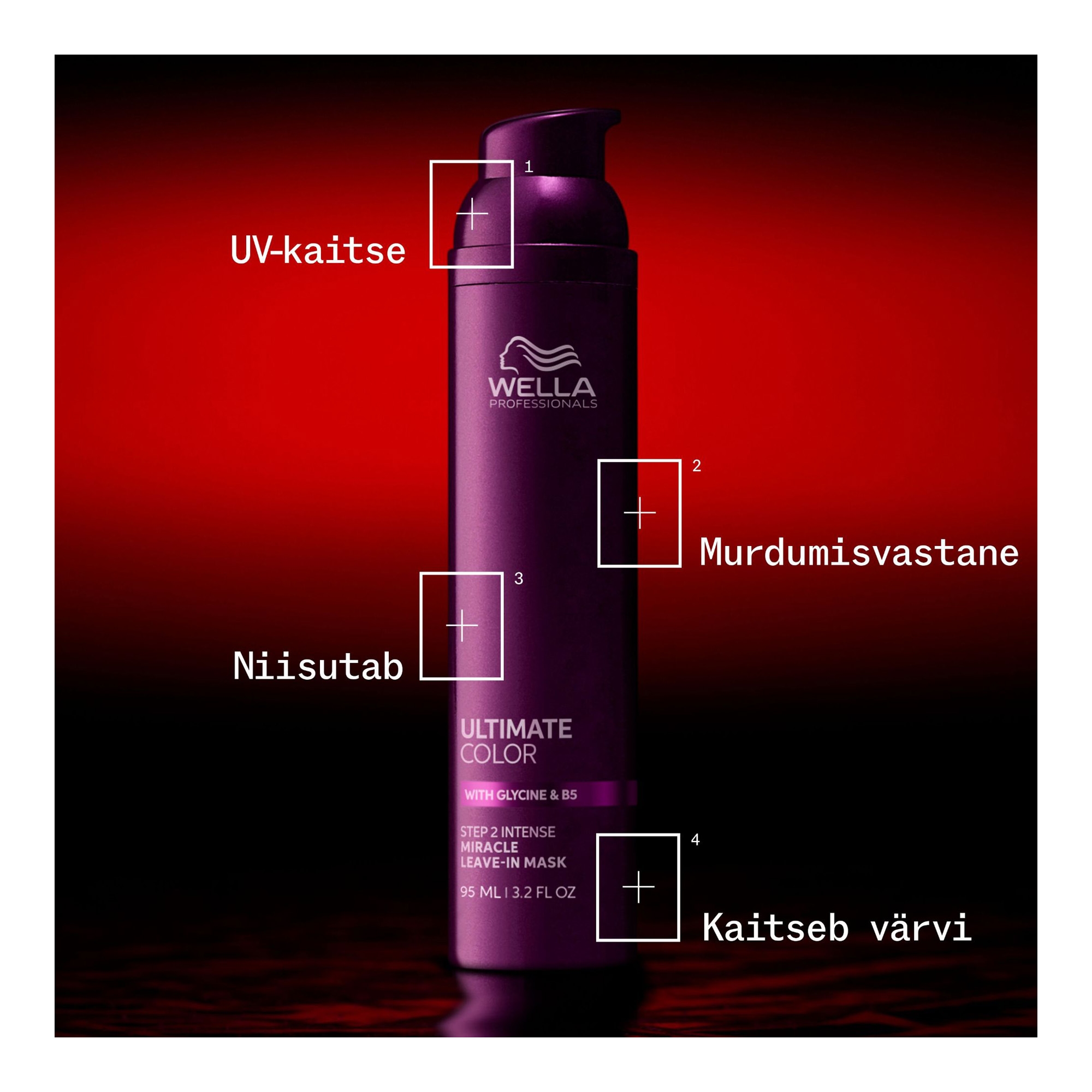 Ultimate Color Miracle juustesse jäetav mask 30ml