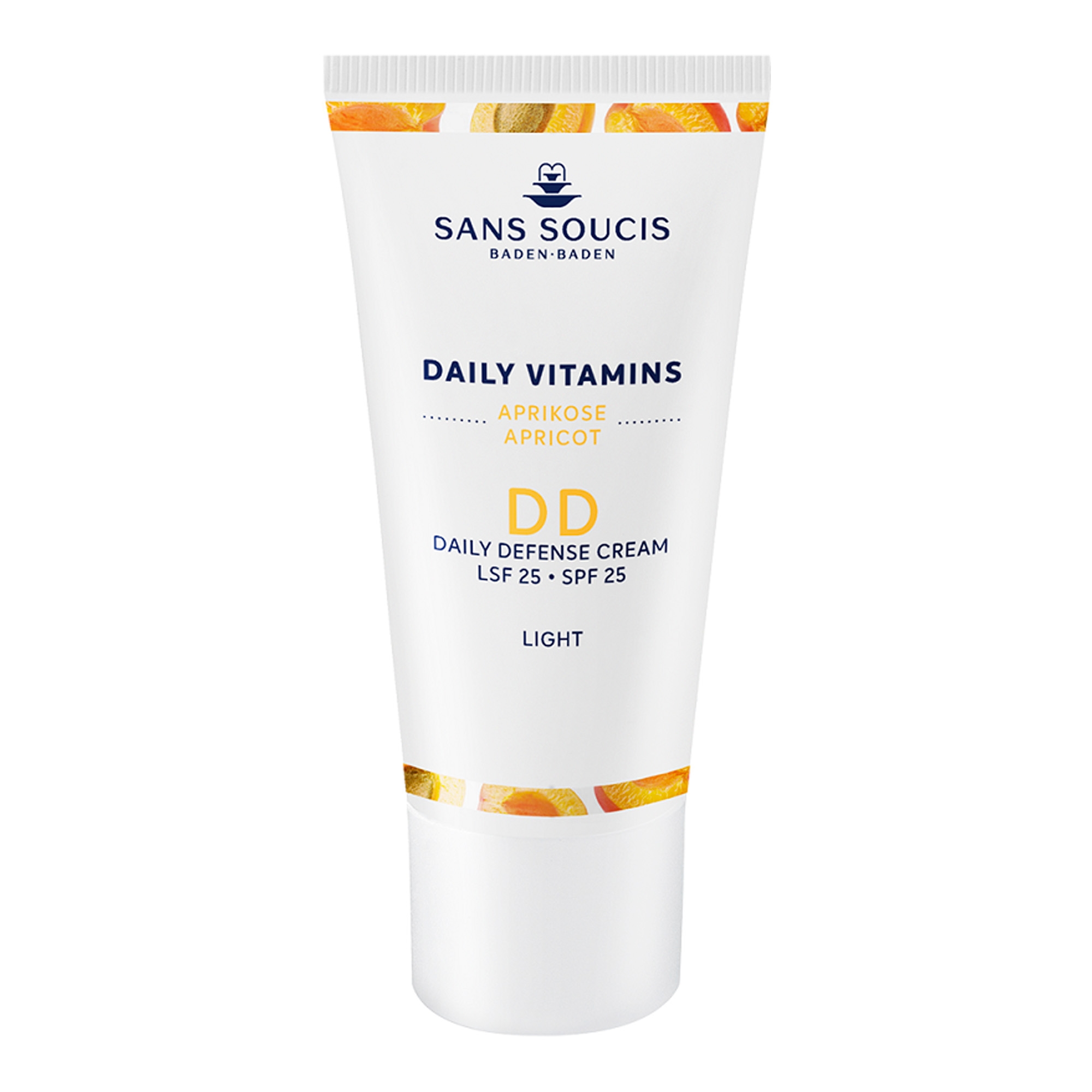 DD päevakreem aprikoosiga SPF25, hele 30ml