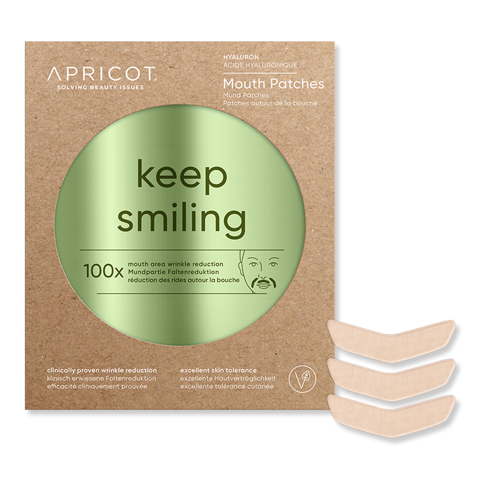 Kortsuplaastrid hüaluroonhappega suuümbruse naerukortsudele 100tk