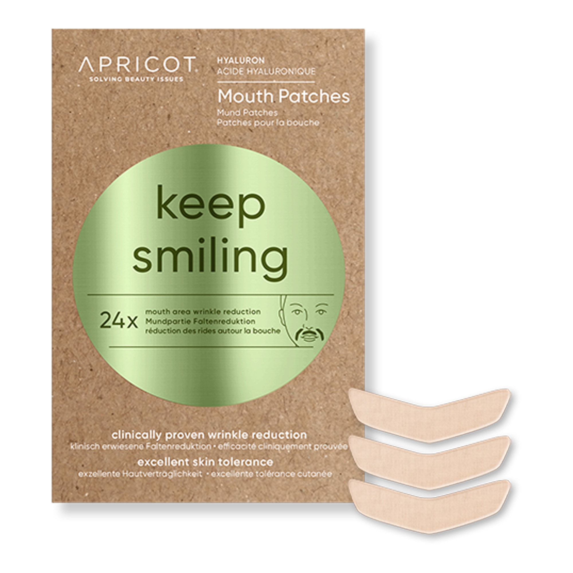 Kortsuplaastrid hüaluroonhappega suuümbruse naerukortsudele 24tk