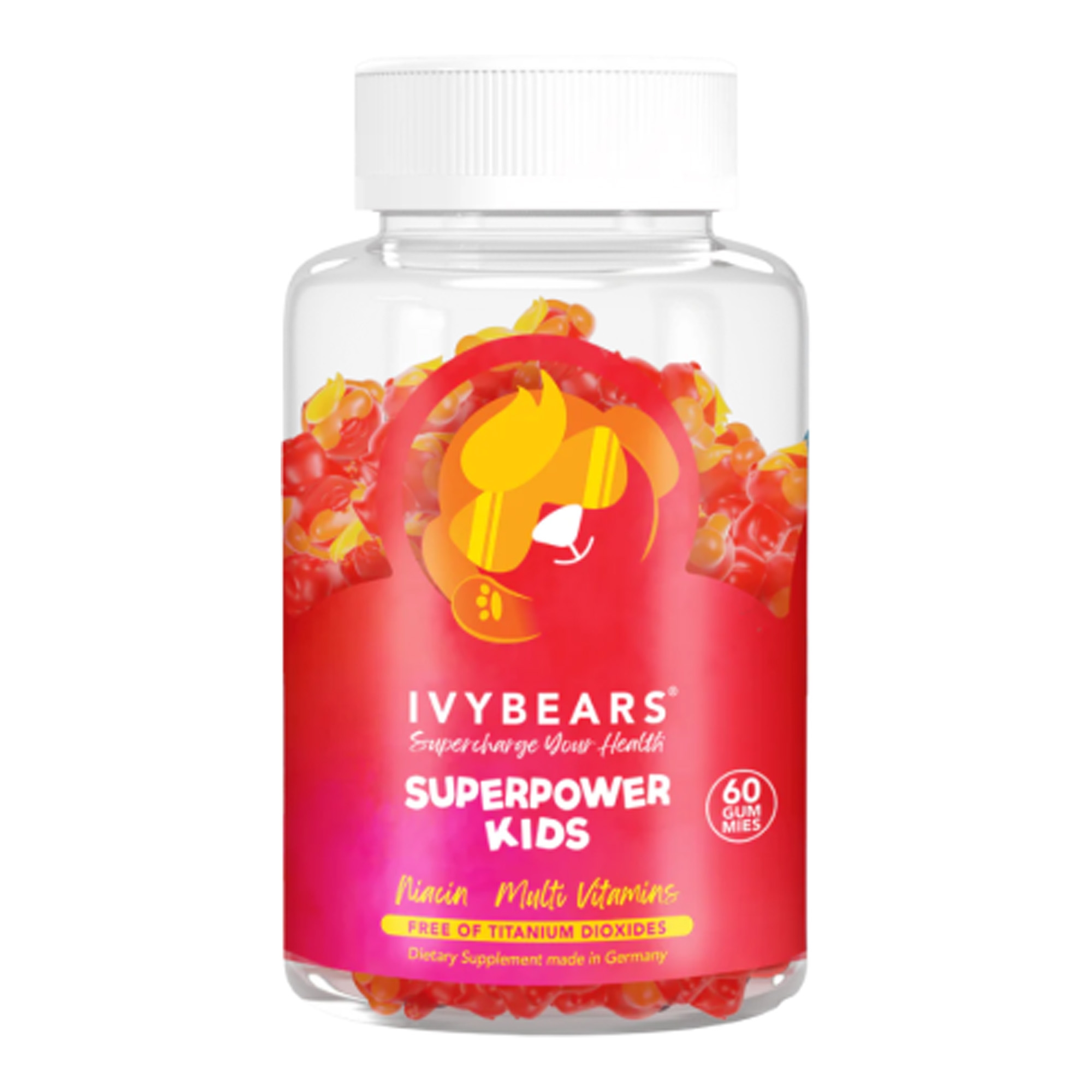 Superpower Kids looduslikud vitamiinid lastele 60tk