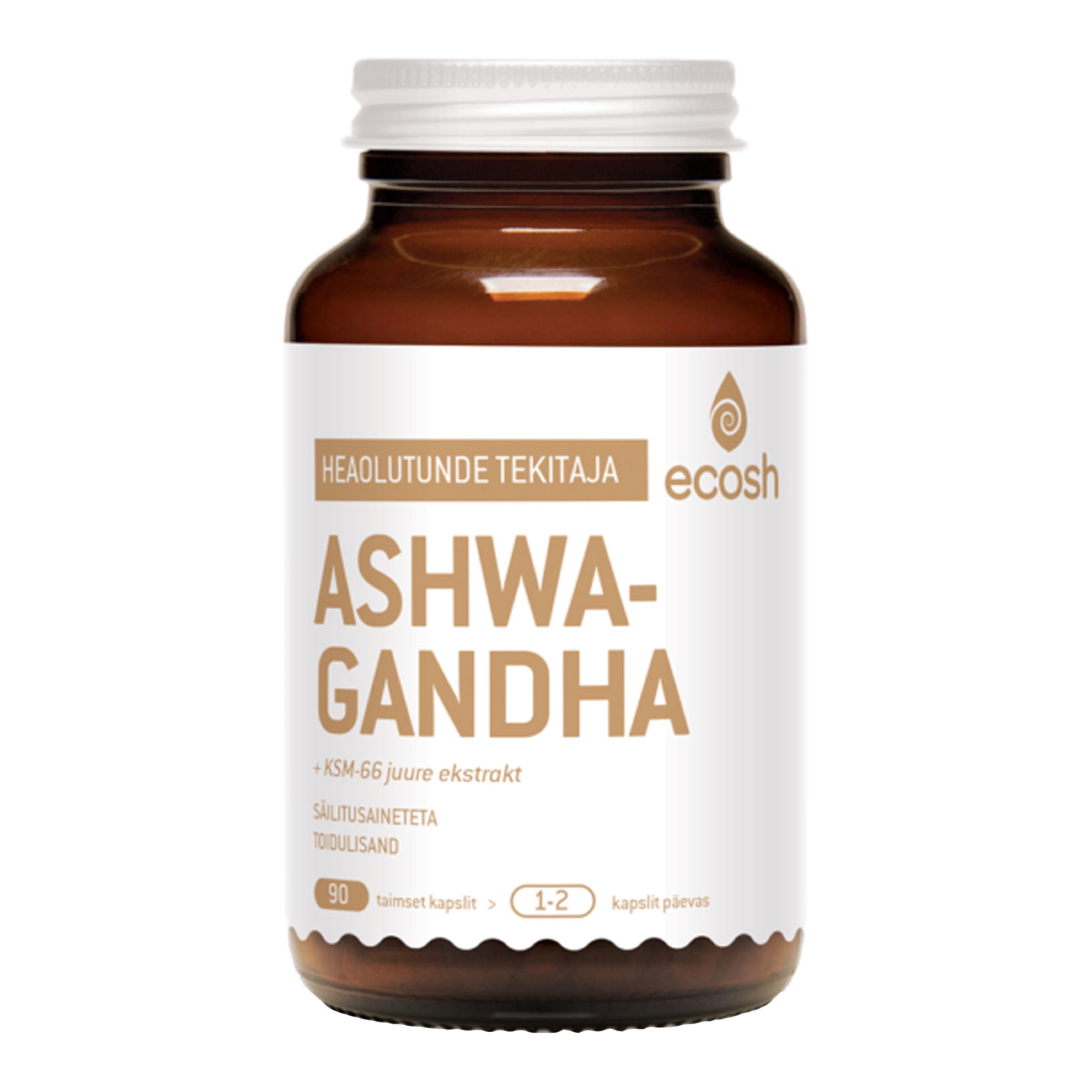 Ashwagandha toidulisand 90 kapslit