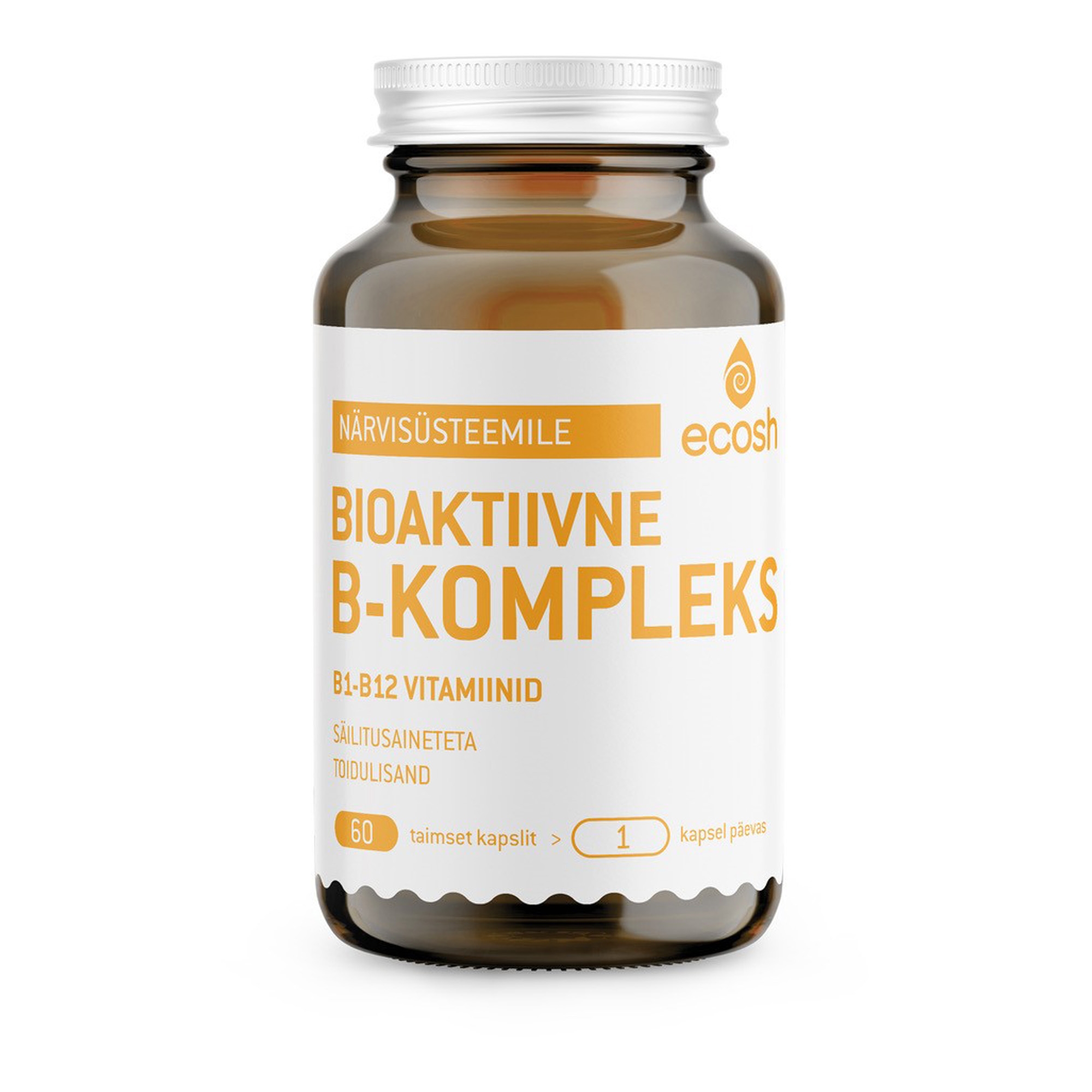 Bioaktiivne B-vitamiinide kompleks 60tk