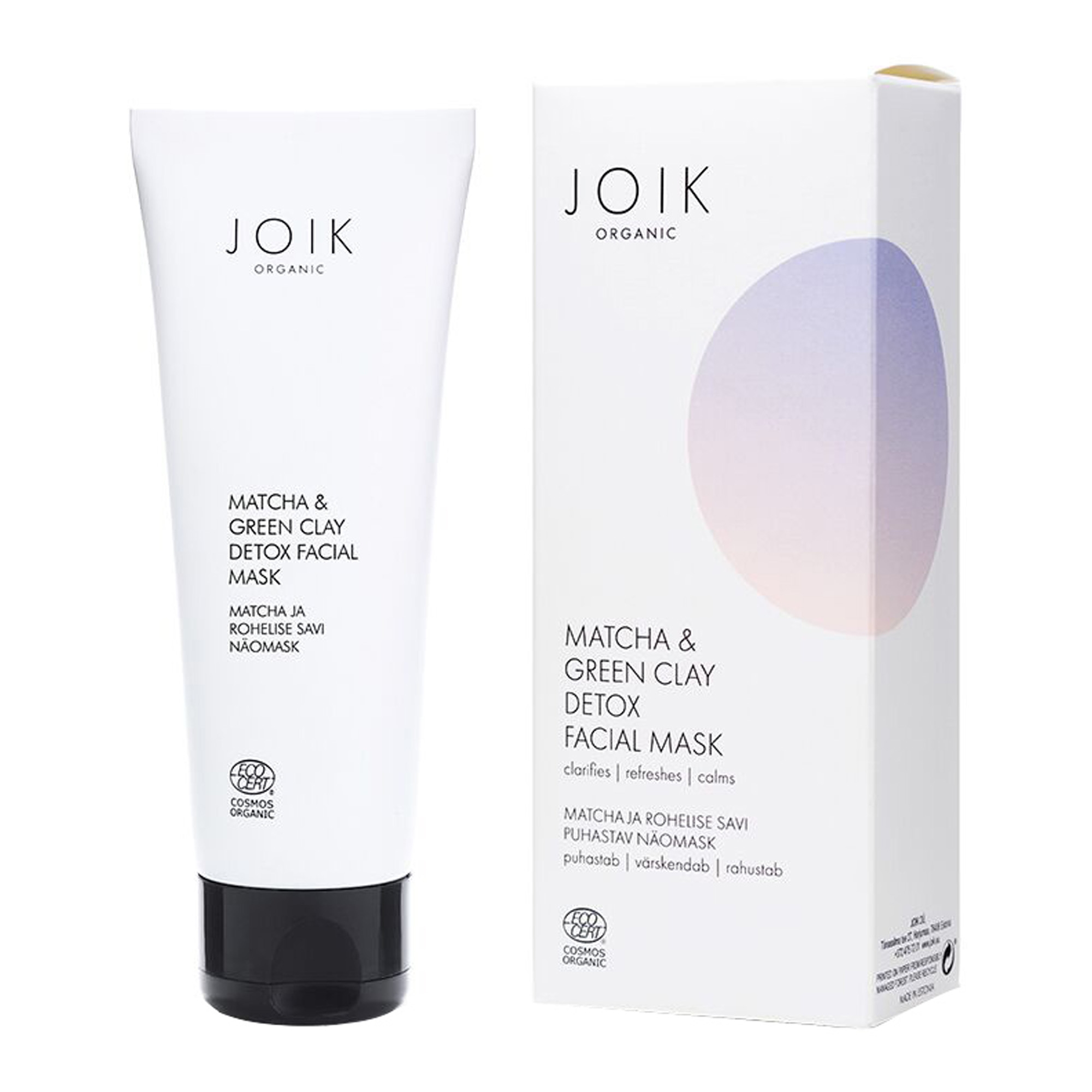 Matcha & rohelise savi puhastav näomask 75ml