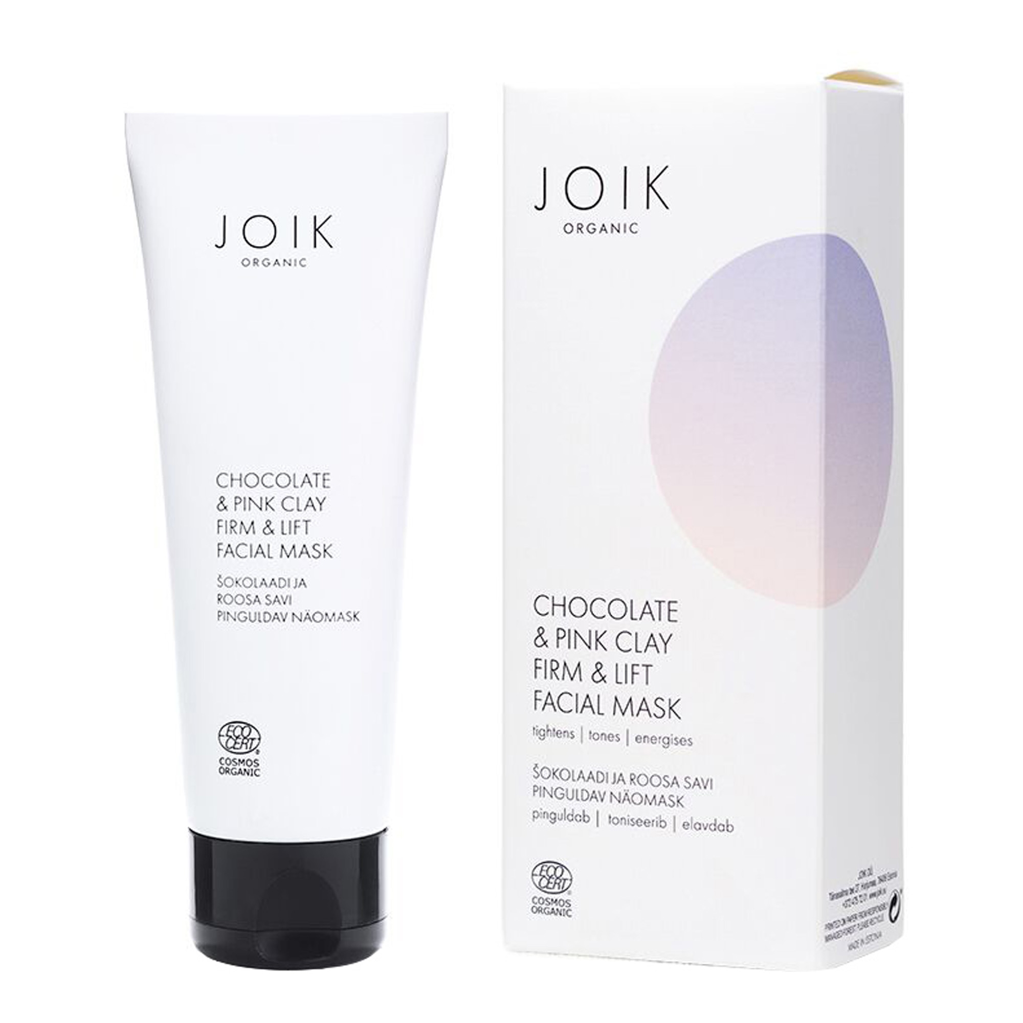 Šokolaadi & roosa savi pinguldav näomask 75ml