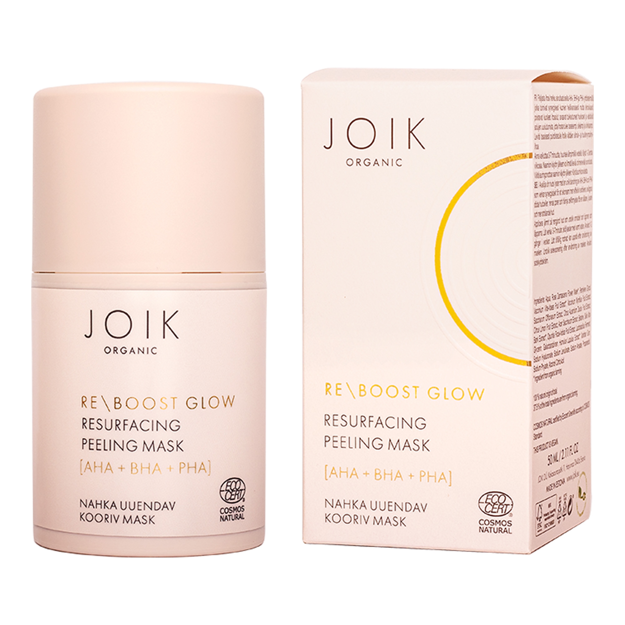 Re-Boost Glow AHA+BHA+PHA nahka uuendav kooriv mask 50ml